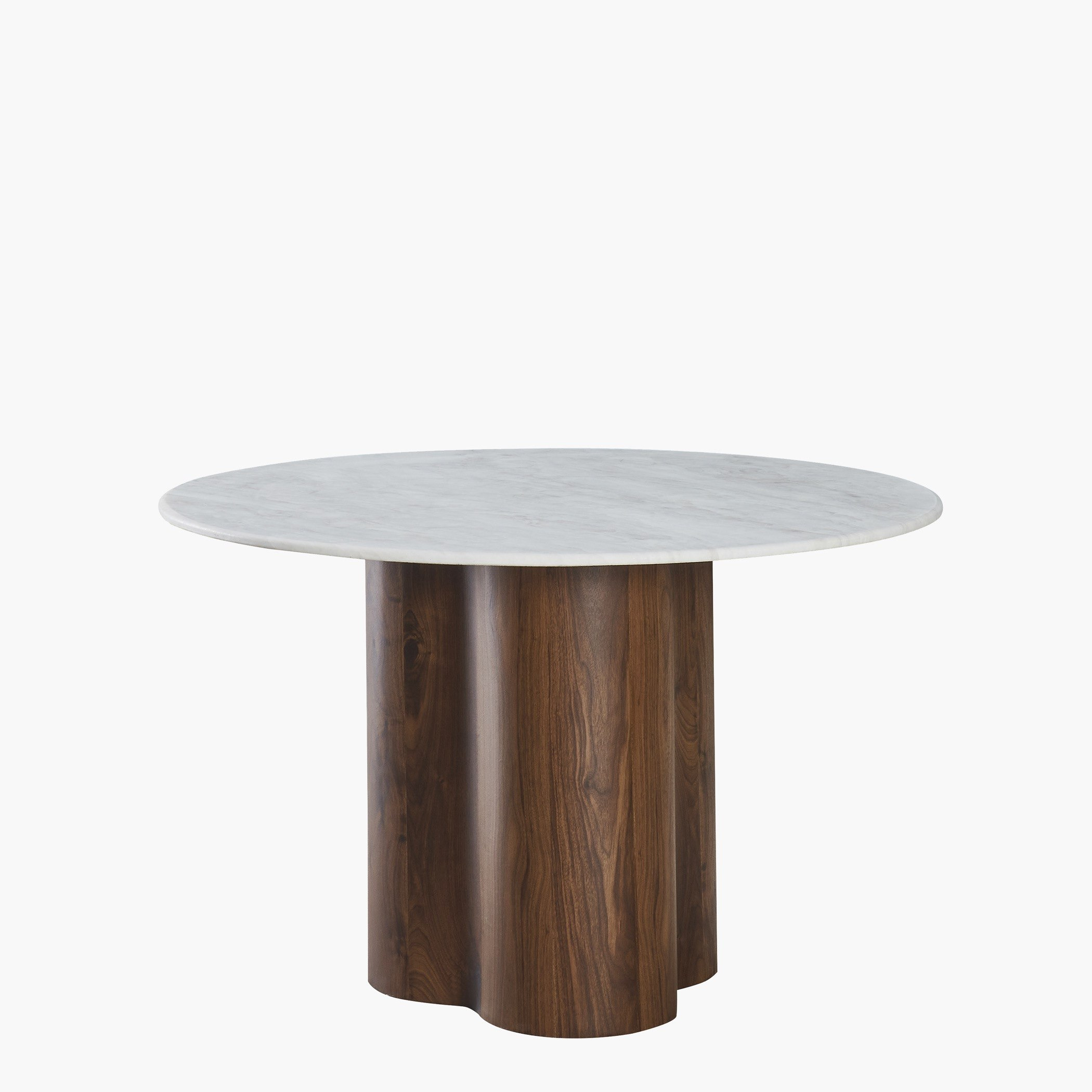 Velasco 4-Seater Marble Top Round Dining Table-hbxfurniture-diningtablesandsets-diningtables-fourseater-image-9