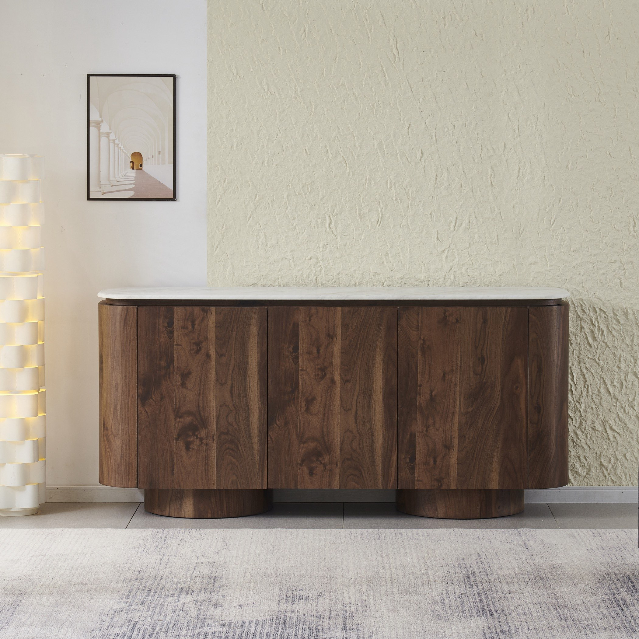 خزانة جانبية بسطح رخام 3 أبواب - فيلاسكو - 1.8 متر-hbxfurniture-diningroom-buffetsandsideboards-image-2