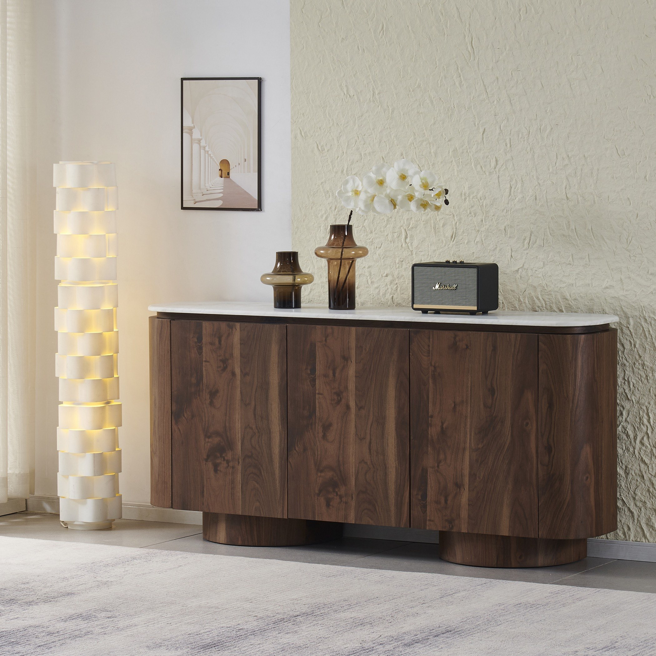 خزانة جانبية بسطح رخام 3 أبواب - فيلاسكو - 1.8 متر-hbxfurniture-diningroom-buffetsandsideboards-image-5