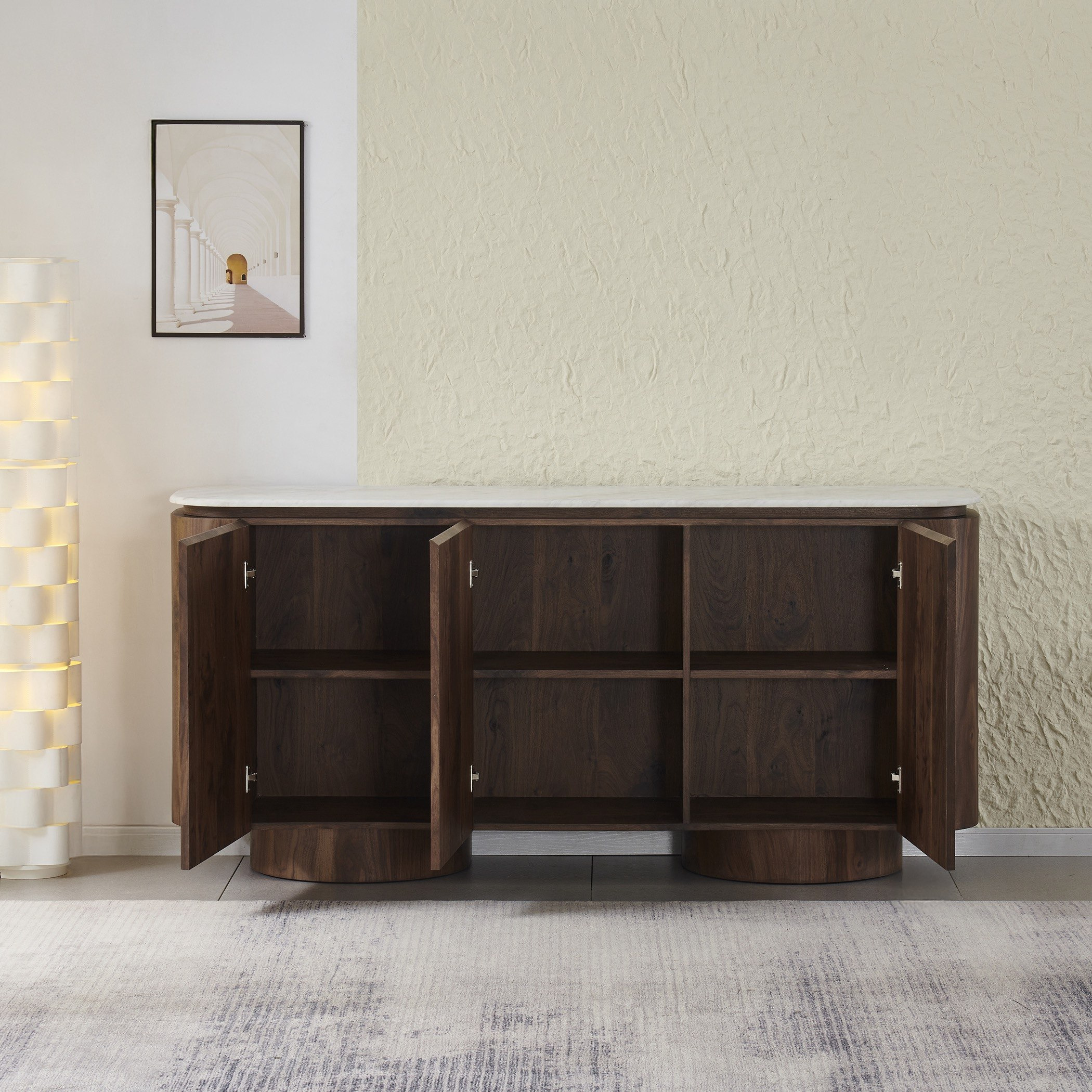 خزانة جانبية بسطح رخام 3 أبواب - فيلاسكو - 1.8 متر-hbxfurniture-diningroom-buffetsandsideboards-image-6