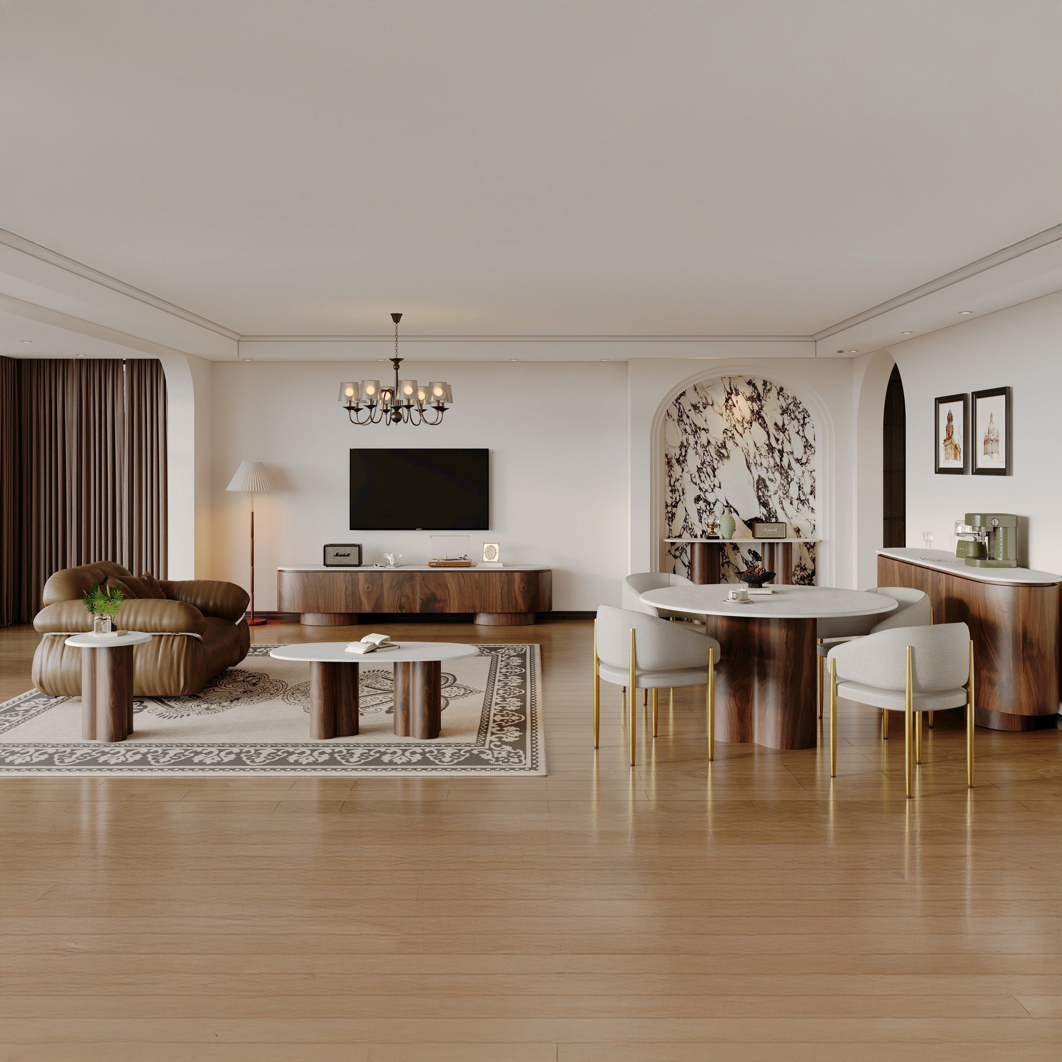 Velasco 2.0 Meter Marble Top TV Unit for TV's up to 80 Inches-hbxlivingroom-mediaunitsandstorage-tvunits-image-10