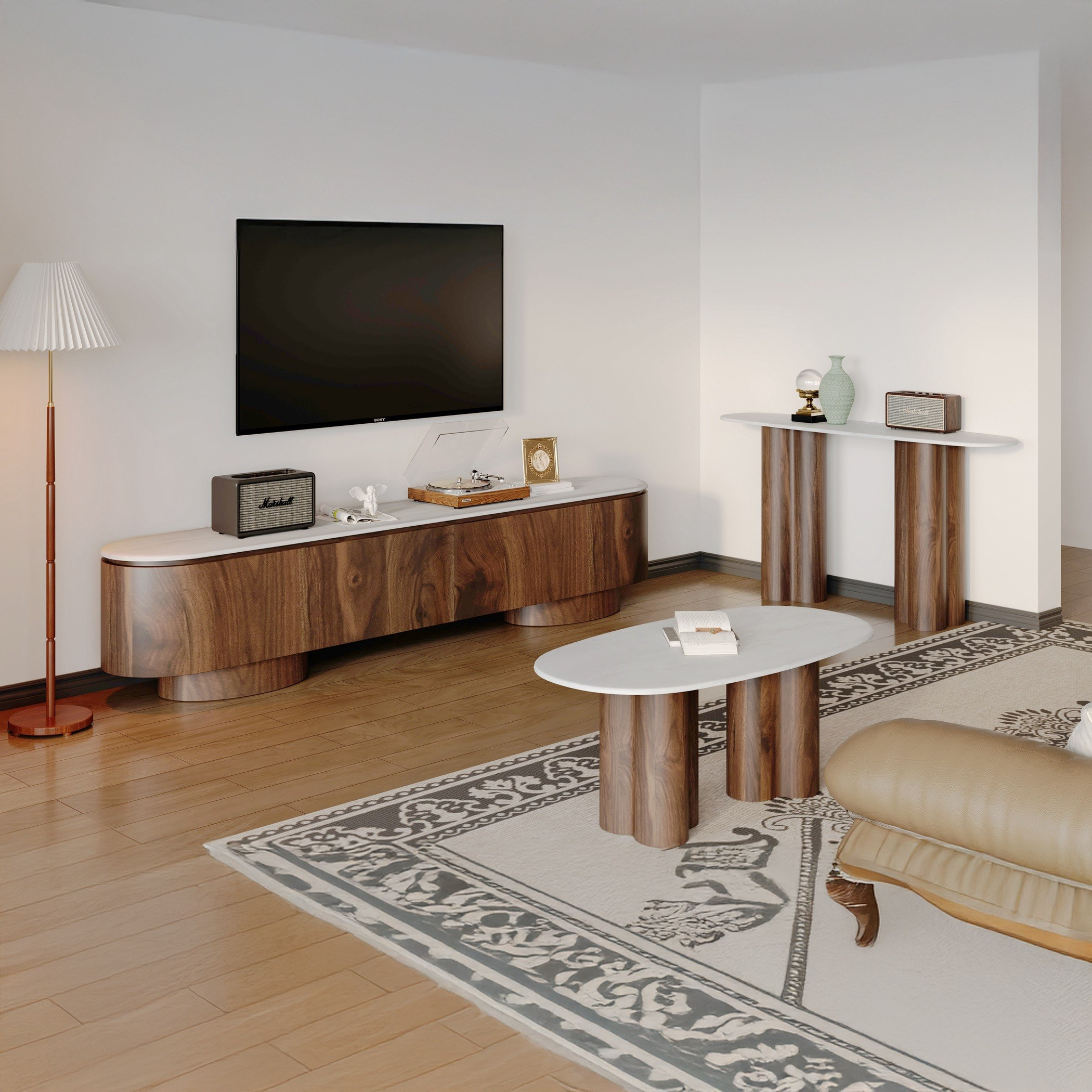 Velasco 2.0 Meter Marble Top TV Unit for TV's up to 80 Inches-hbxlivingroom-mediaunitsandstorage-tvunits-image-11