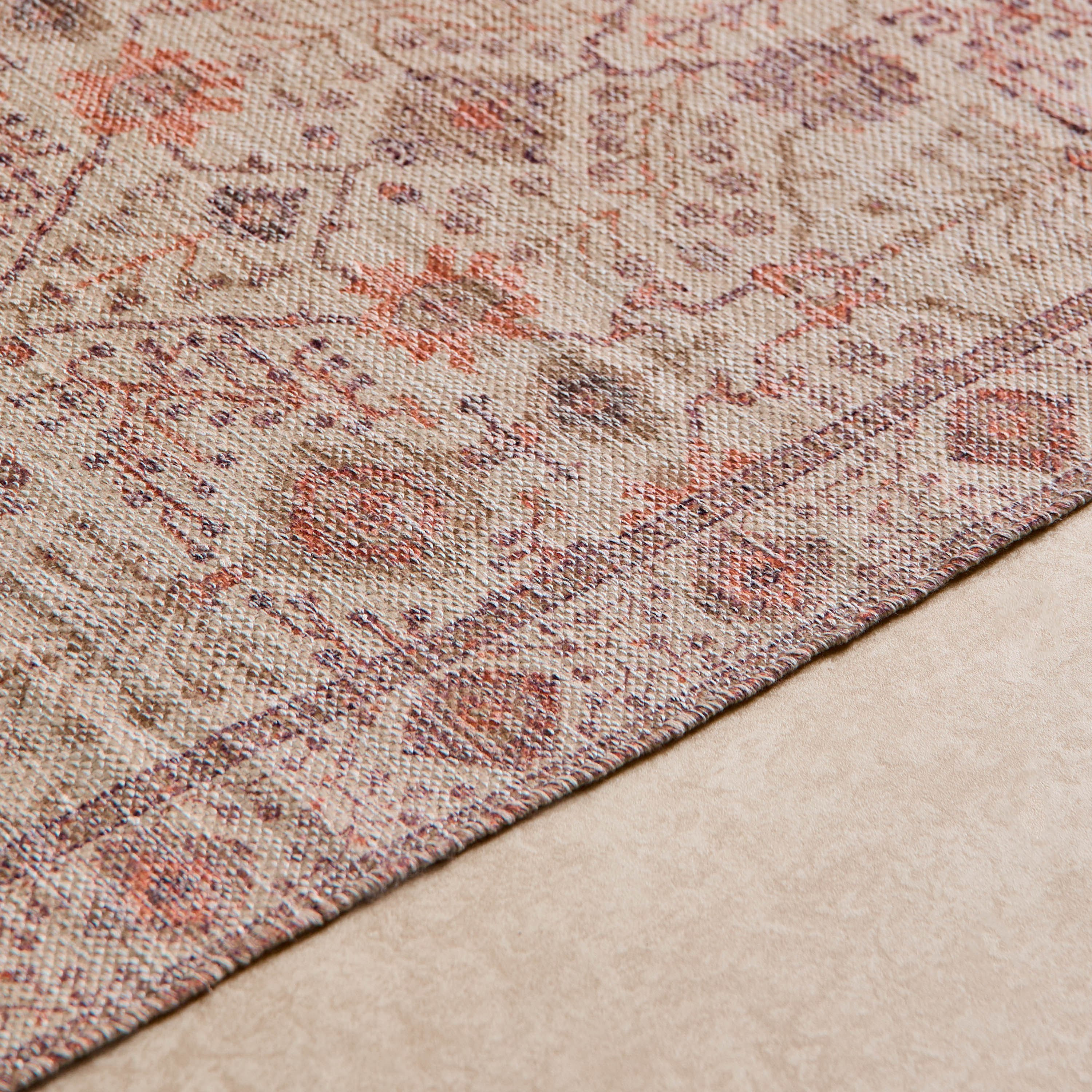 Glimmer Juana Handmade Printed Dhurrie - 160x230 cm-hbxdecorandfurnishings-floorcoverings-rugs-image-2