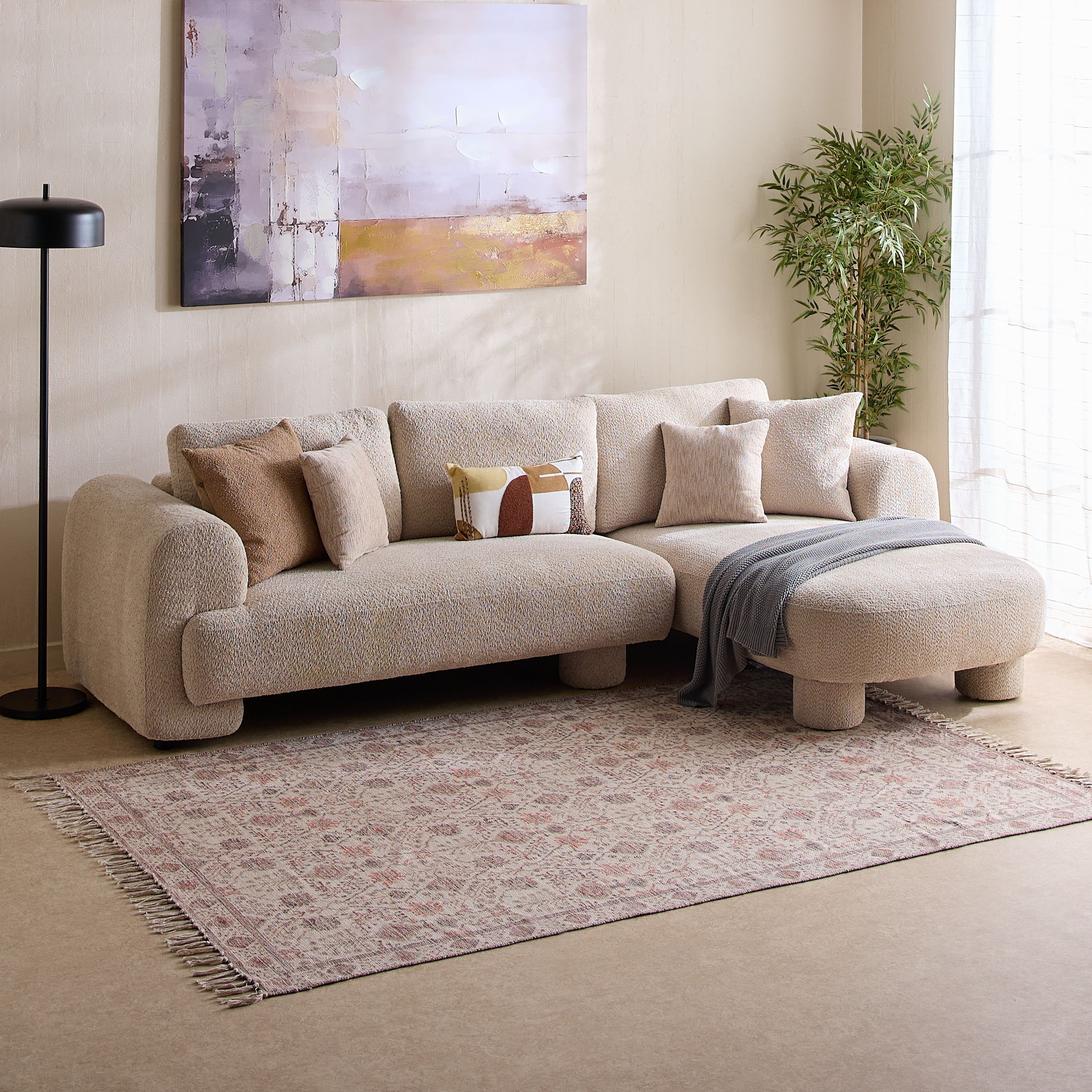 Glimmer Juana Handmade Printed Dhurrie - 160x230 cm-hbxdecorandfurnishings-floorcoverings-rugs-image-5