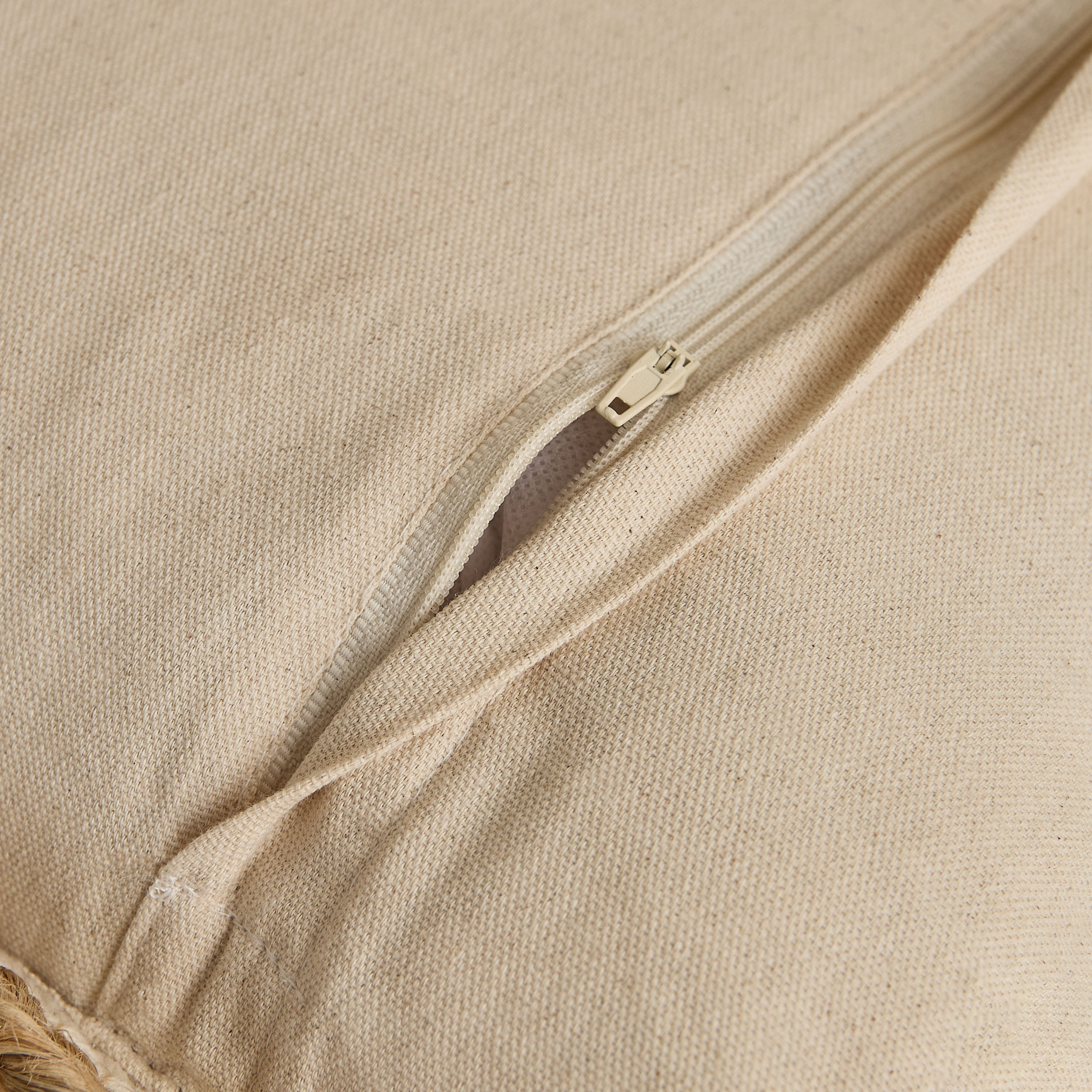 Eco Swrils Handmade Jute Filled Cushion - 50x50 cm-hbxlivingroom-furnishings-cushionsandcovers-filledcushions-image-3