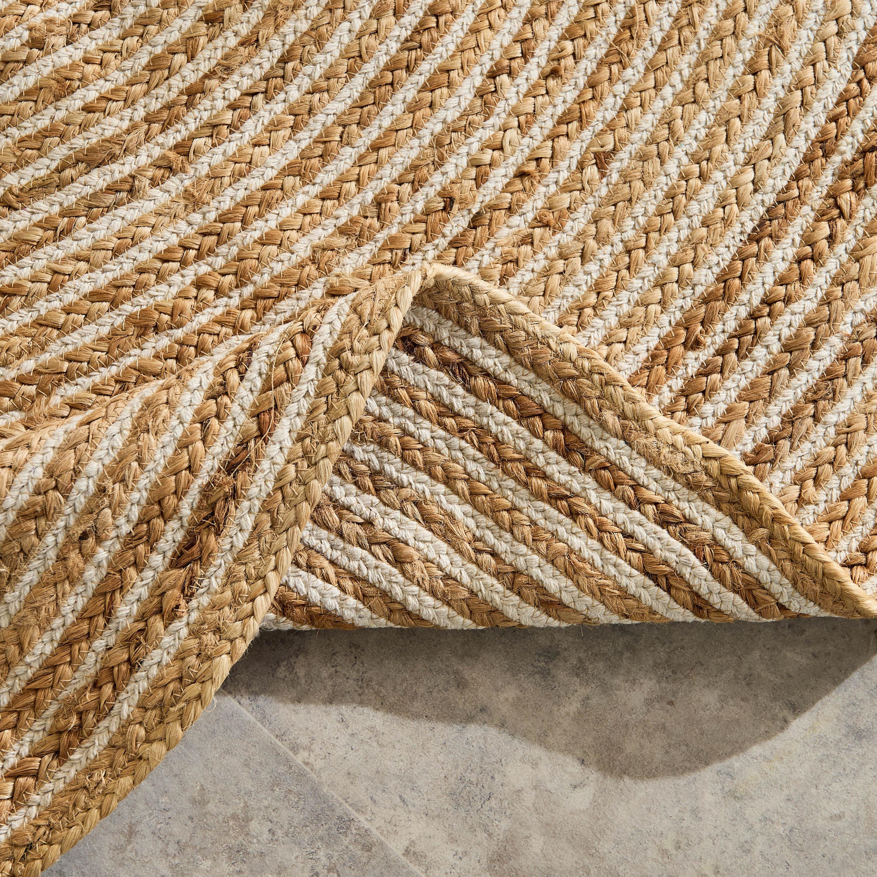 Eco Swrils Round Handmade Jute Rug - 90 cm-hbxdecorandfurnishings-floorcoverings-rugs-image-4