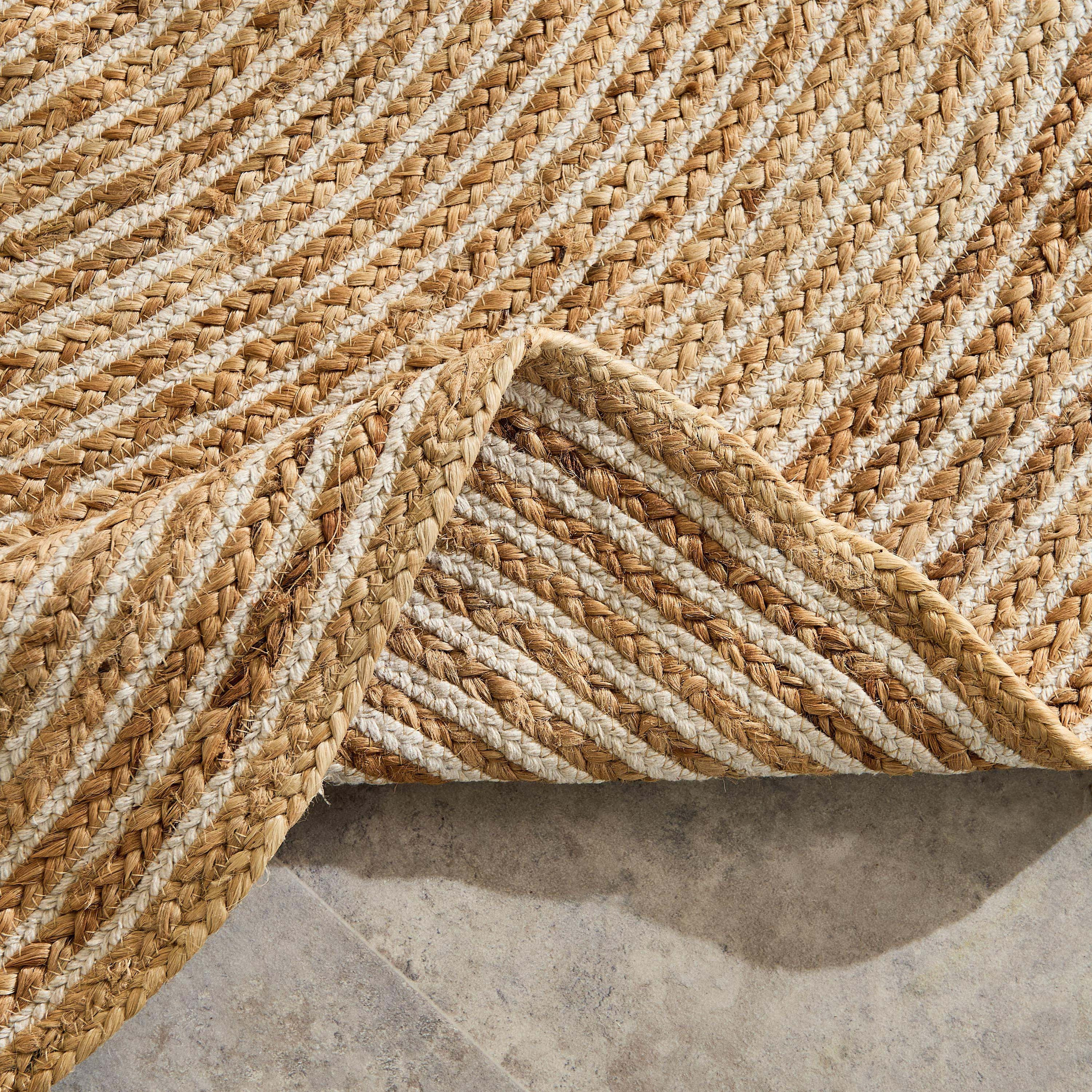 Eco Swrils Round Handmade Jute Rug - 150 cm-hbxdecorandfurnishings-floorcoverings-rugs-image-4