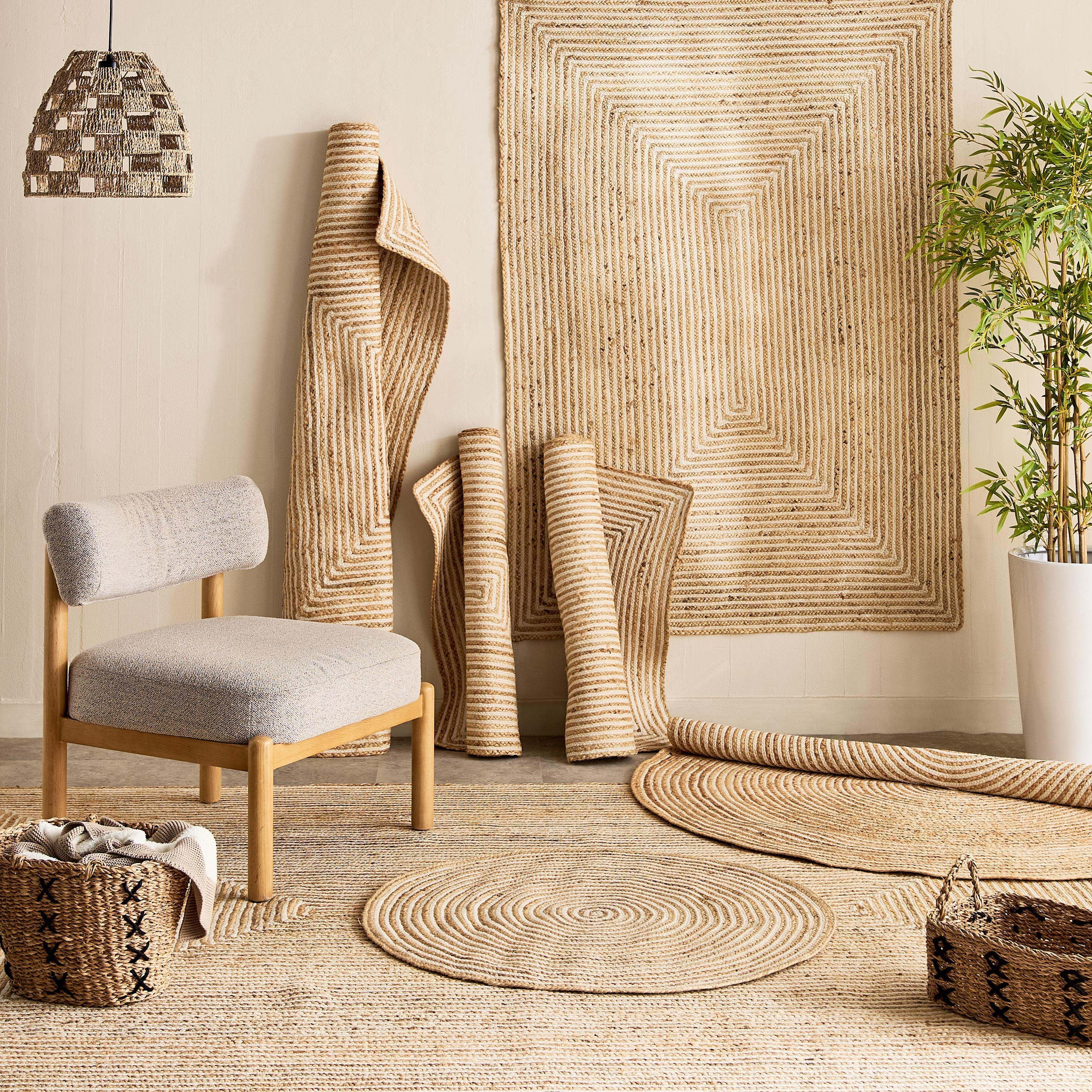 Eco Swrils Round Handmade Jute Rug - 150 cm-hbxdecorandfurnishings-floorcoverings-rugs-image-5