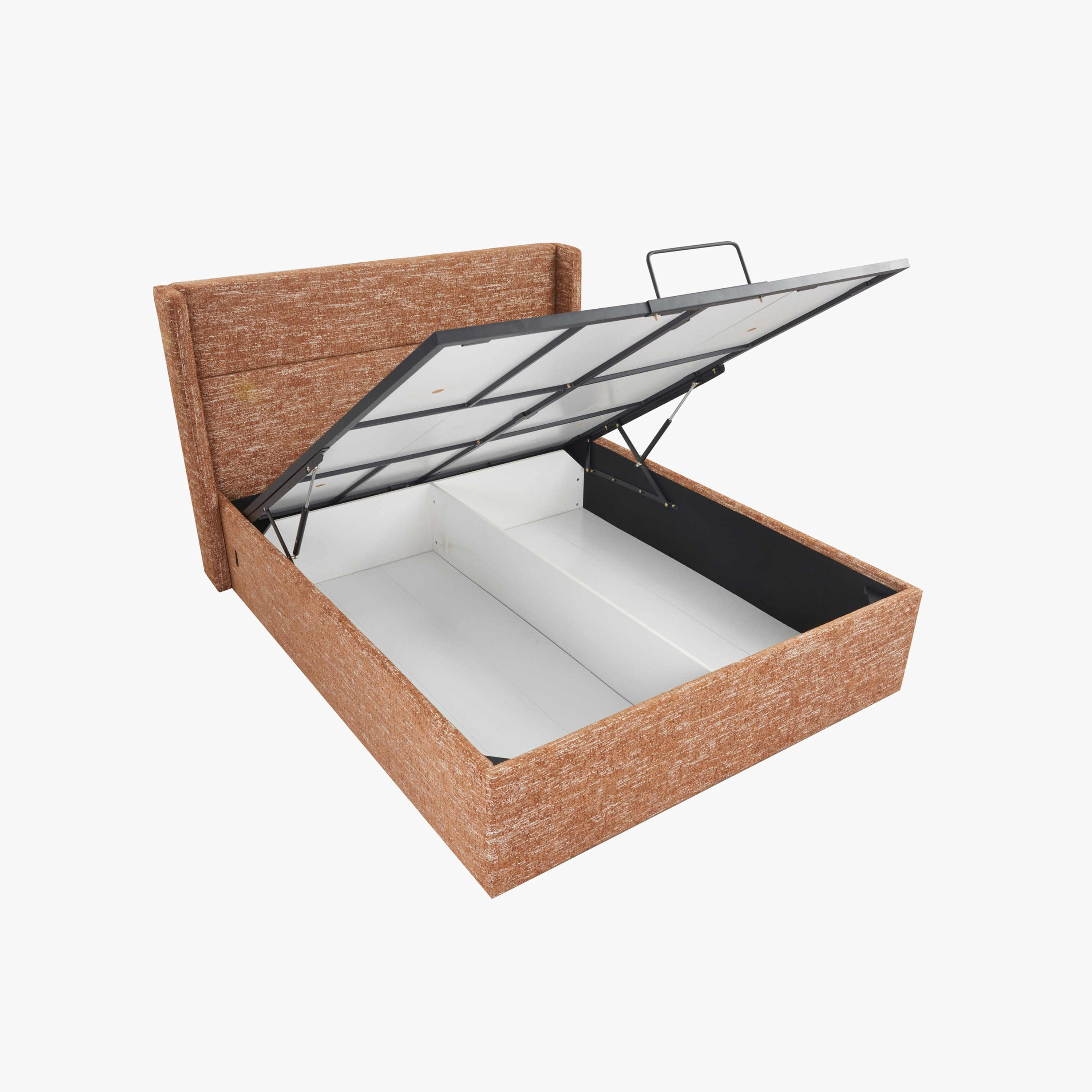 Orro Ray Wing Smart Hydraulic Upholstered Queen Bed - 160x200 cm-hbxbedroom-bedsandbedsets-beds-queen-image-6