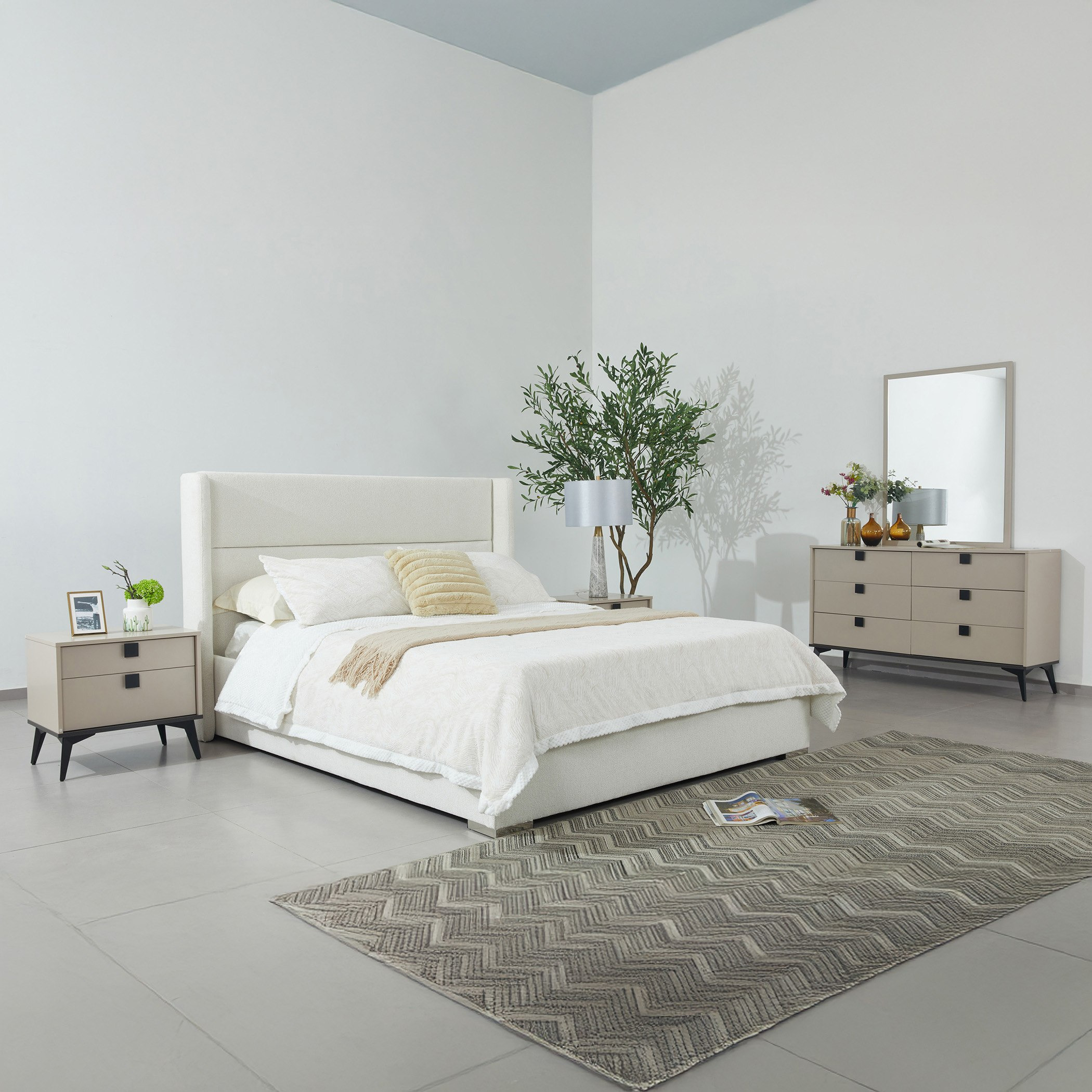 Orion Ray Wing Upholstered Queen Headboard - 160x200 cm-hbxbedroom-modular-modularbeds-orion-image-7