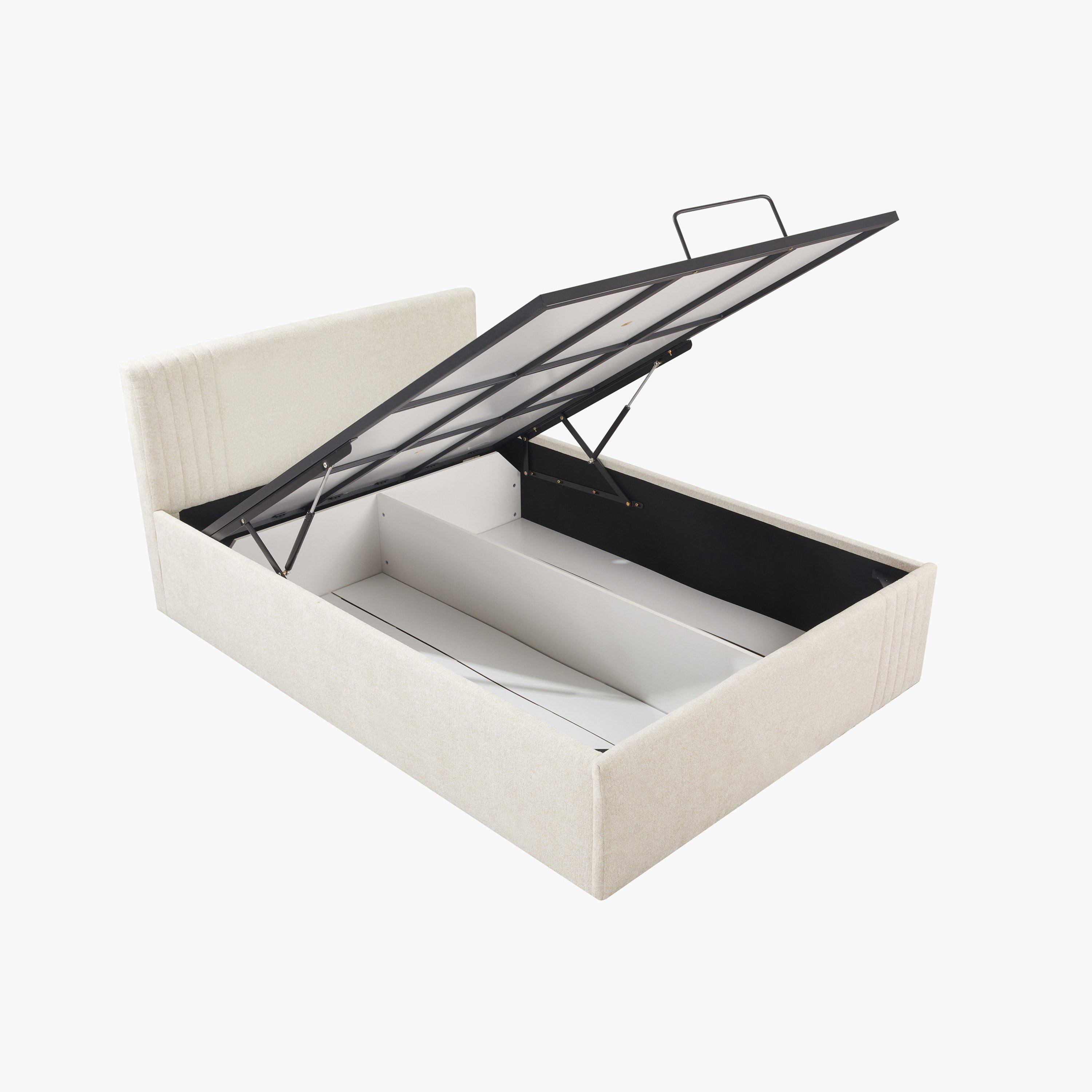 Frankfurt NXT Upholstered Hydraulic Storage Queen Bed - 140x200 cm-hbxbedroom-bedsandbedsets-beds-queen-image-6