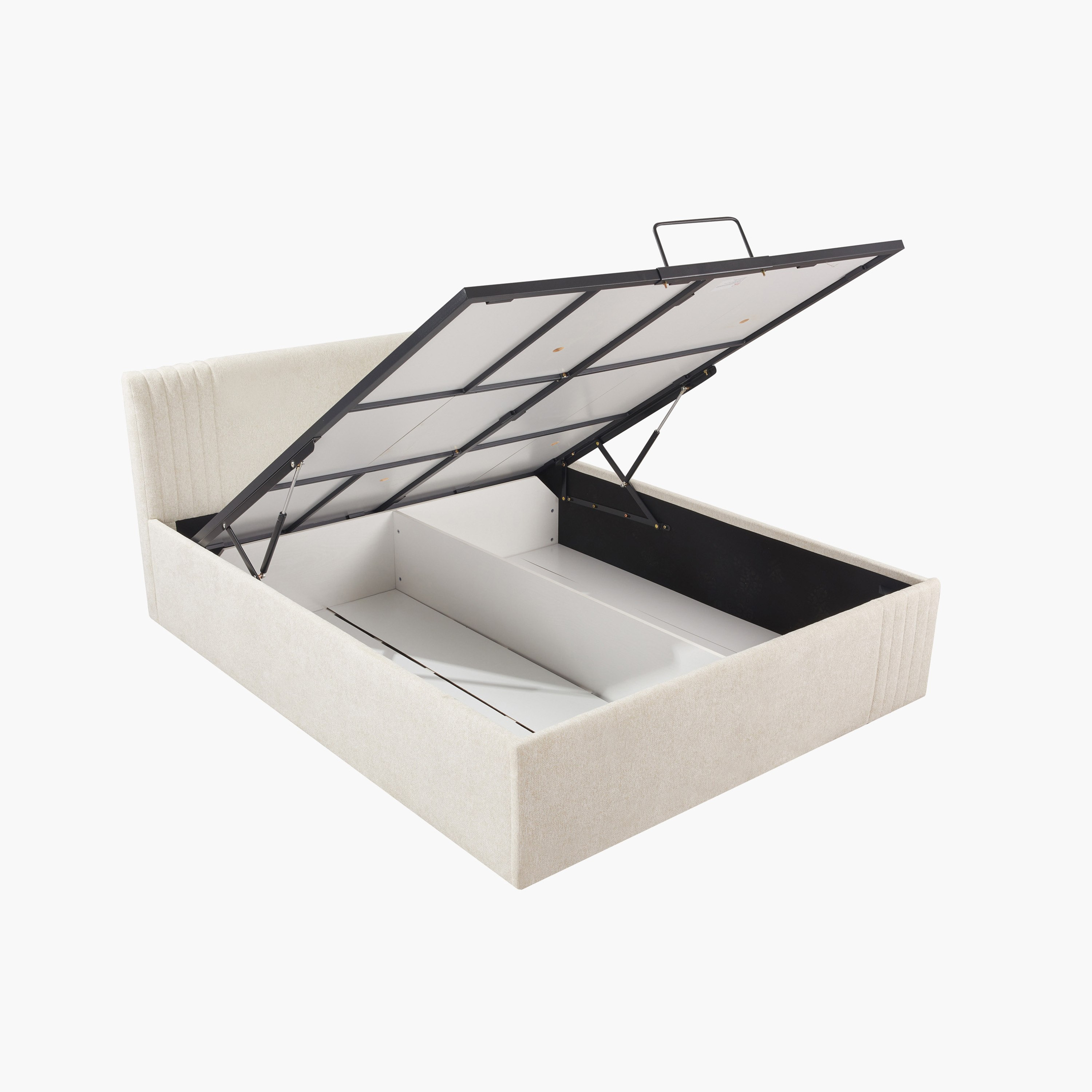 سرير كوين منجد بتخزين هيدروليك نيكست من فرانكفورت - 160x200 سم-hbxbedroom-bedsandbedsets-beds-queen-image-2