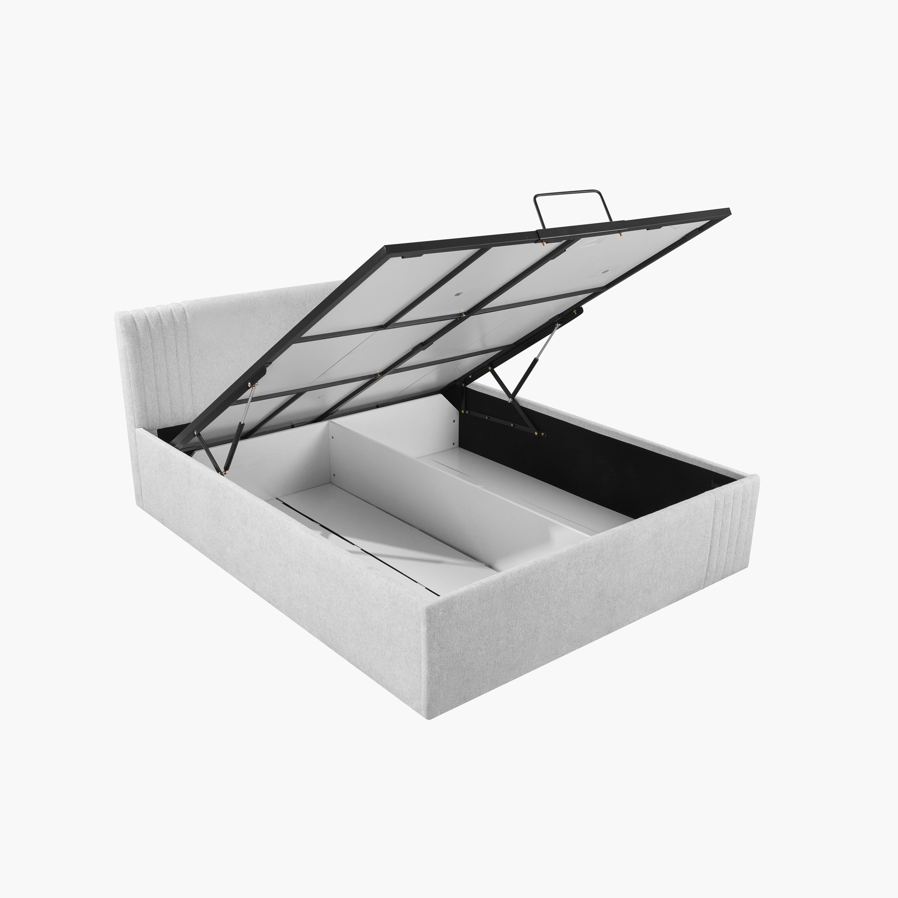 Frankfurt NXT Upholstered Hydraulic Storage Queen Bed - 160x200 cm-hbxbedroom-bedsandbedsets-beds-queen-image-3