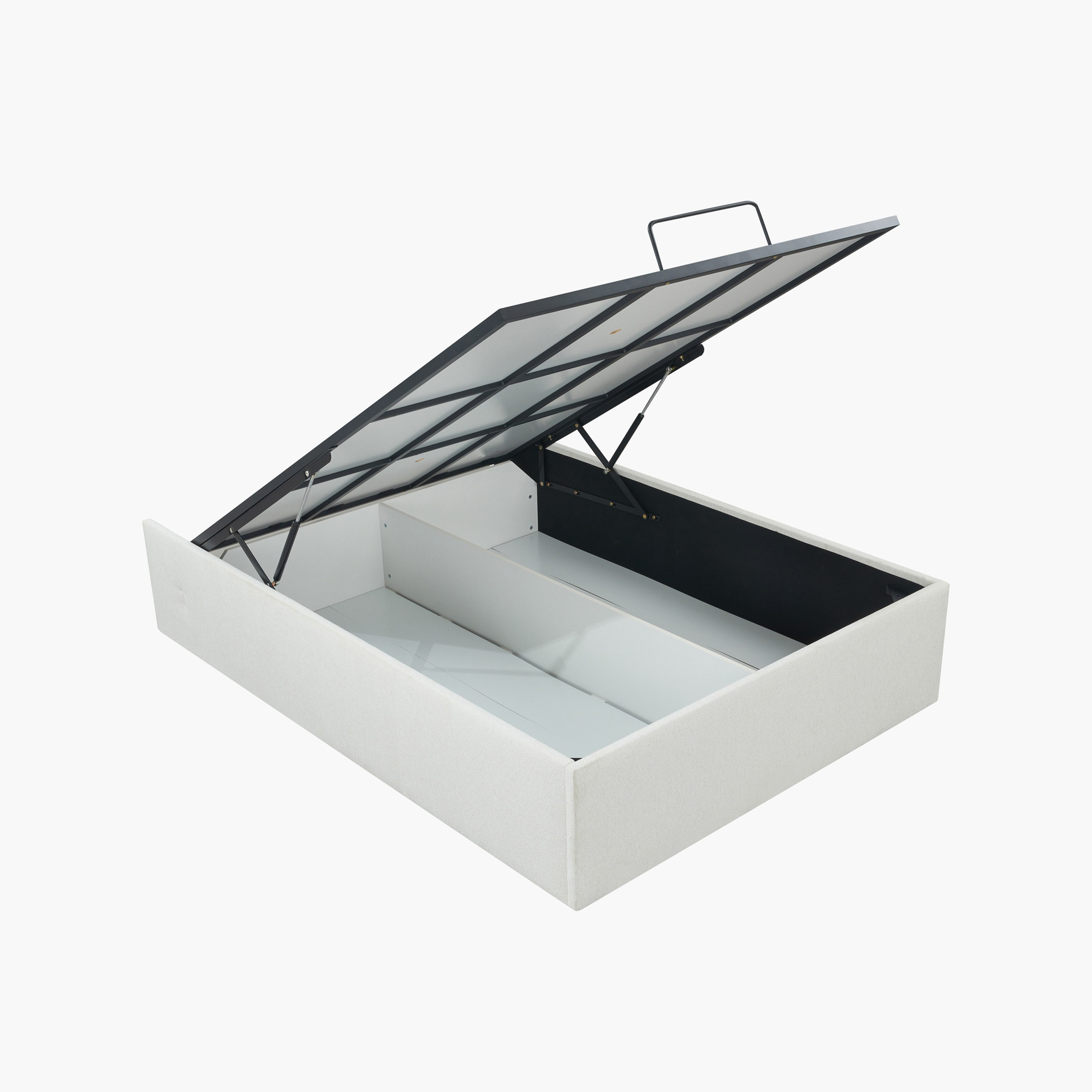 Orion Smart Upholstered Hydraulic Storage Queen Bed Base - 140x200 cm-hbxbedroom-modular-modularbeds-orion-image-2