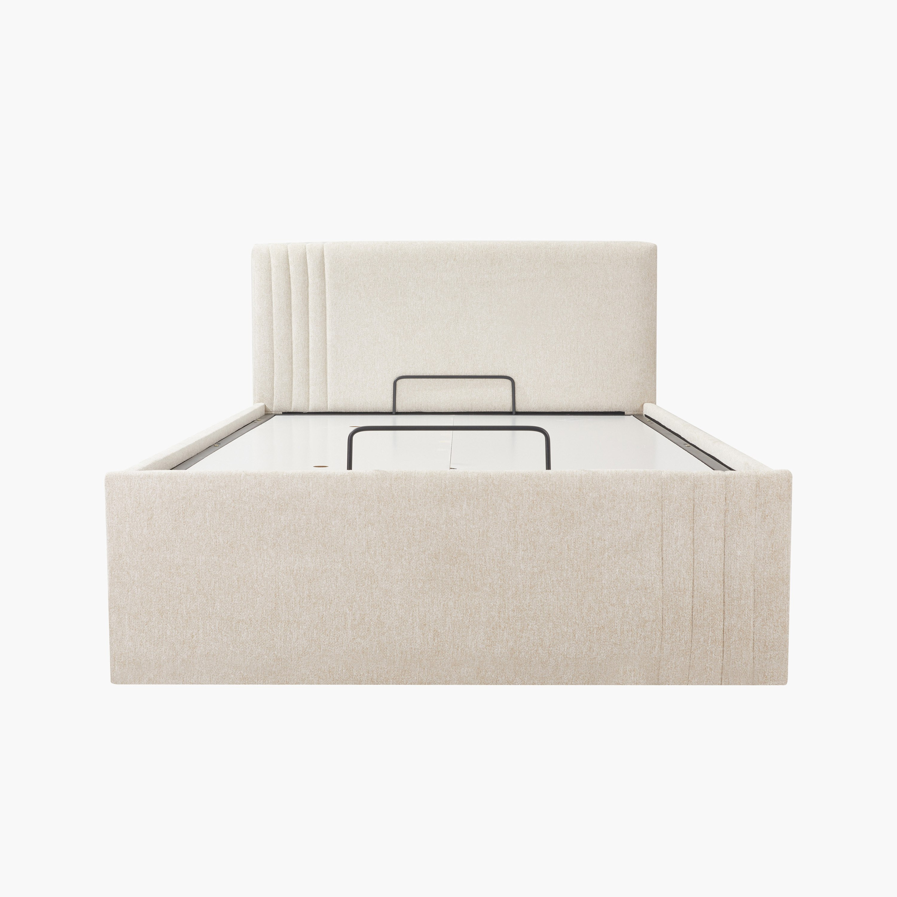 Frankfurt NXT Upholstered Hydraulic Storage Twin Bed - 120x200 cm-hbxbedroom-bedsandbedsets-upholsteredbeds-twin-image-3