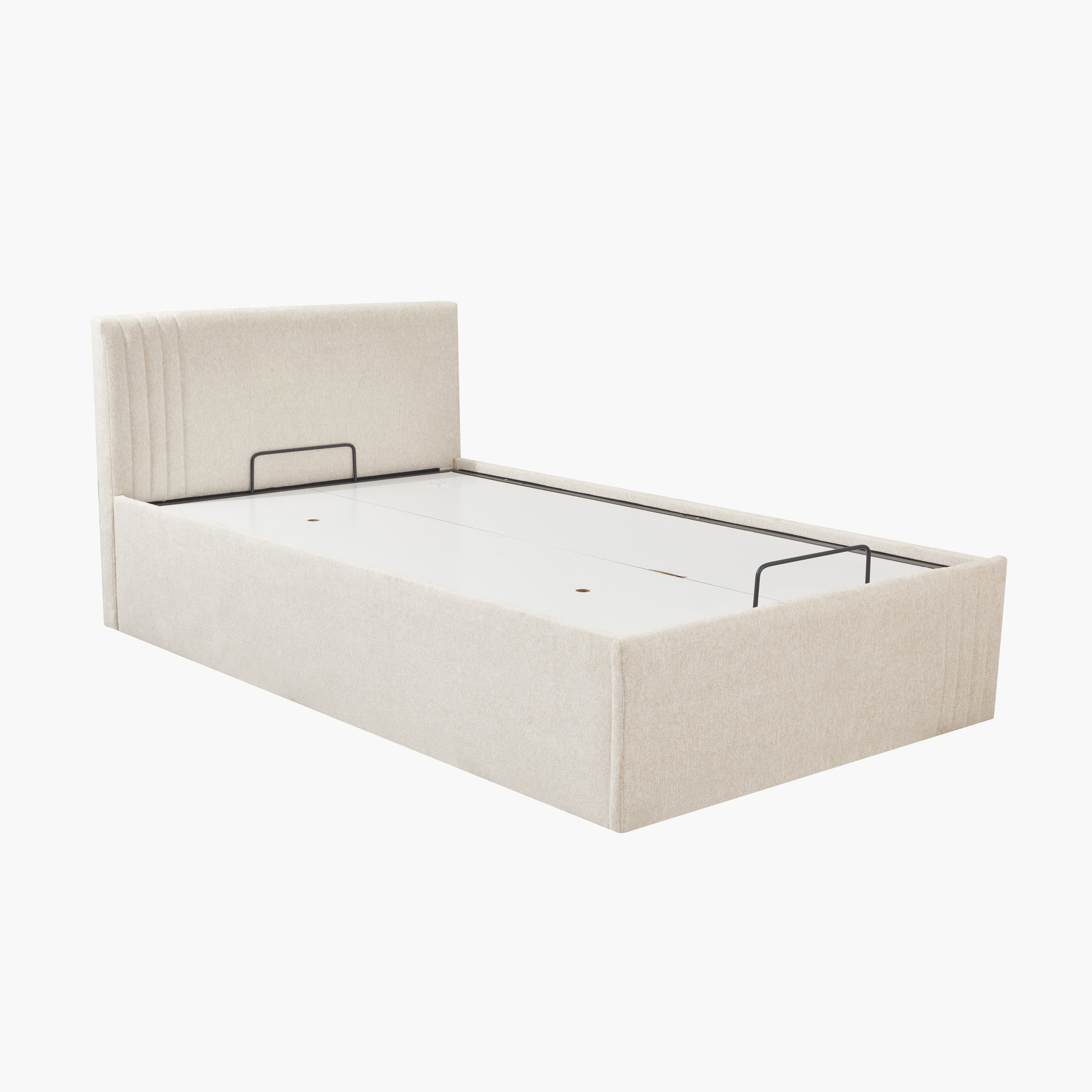 Frankfurt NXT Upholstered Hydraulic Storage Twin Bed - 120x200 cm-hbxbedroom-bedsandbedsets-upholsteredbeds-twin-image-5