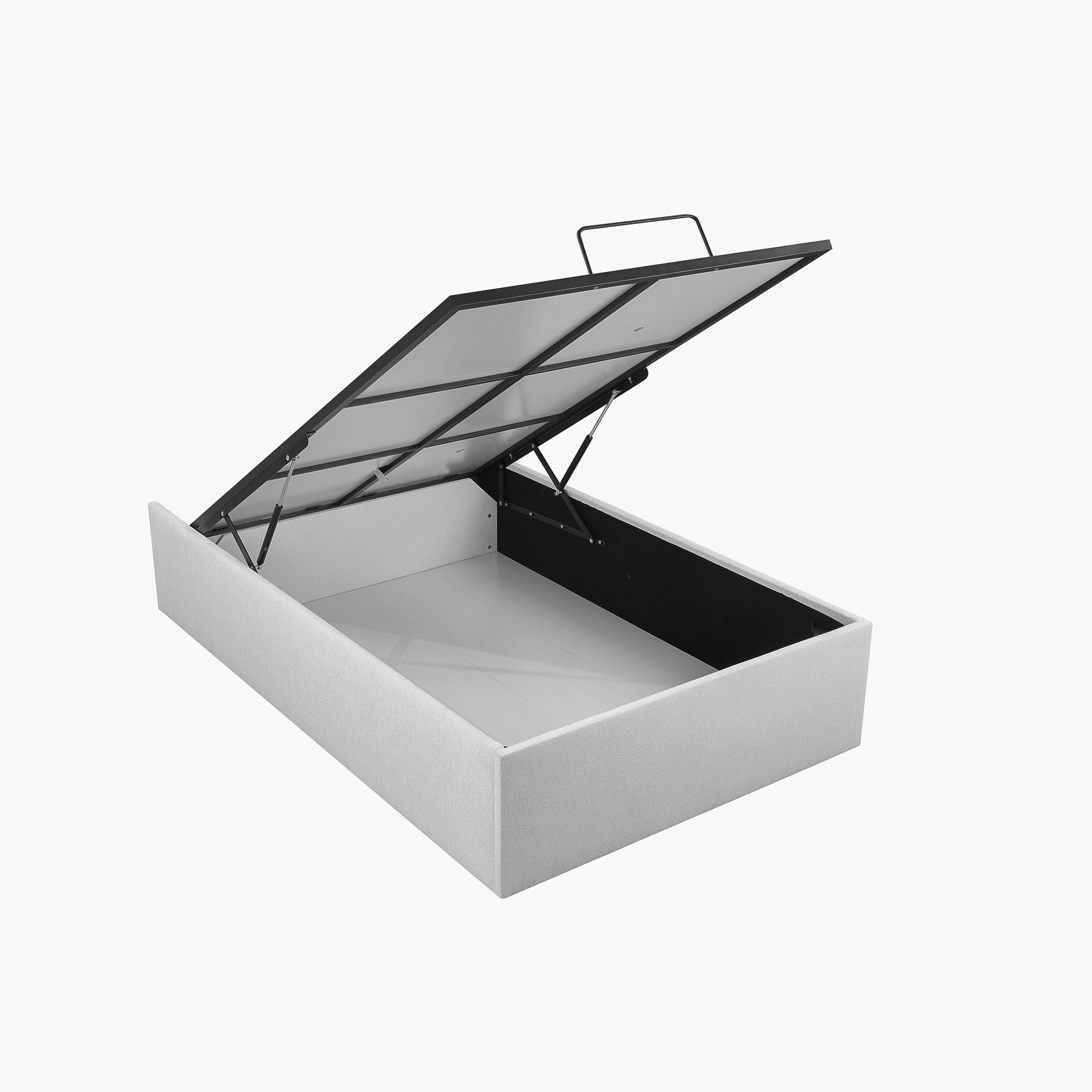 Orion Upholestered Hydraulic Storage Twin Bed Base - 120x200 cm-hbxbedroom-modular-modularbeds-orion-image-2