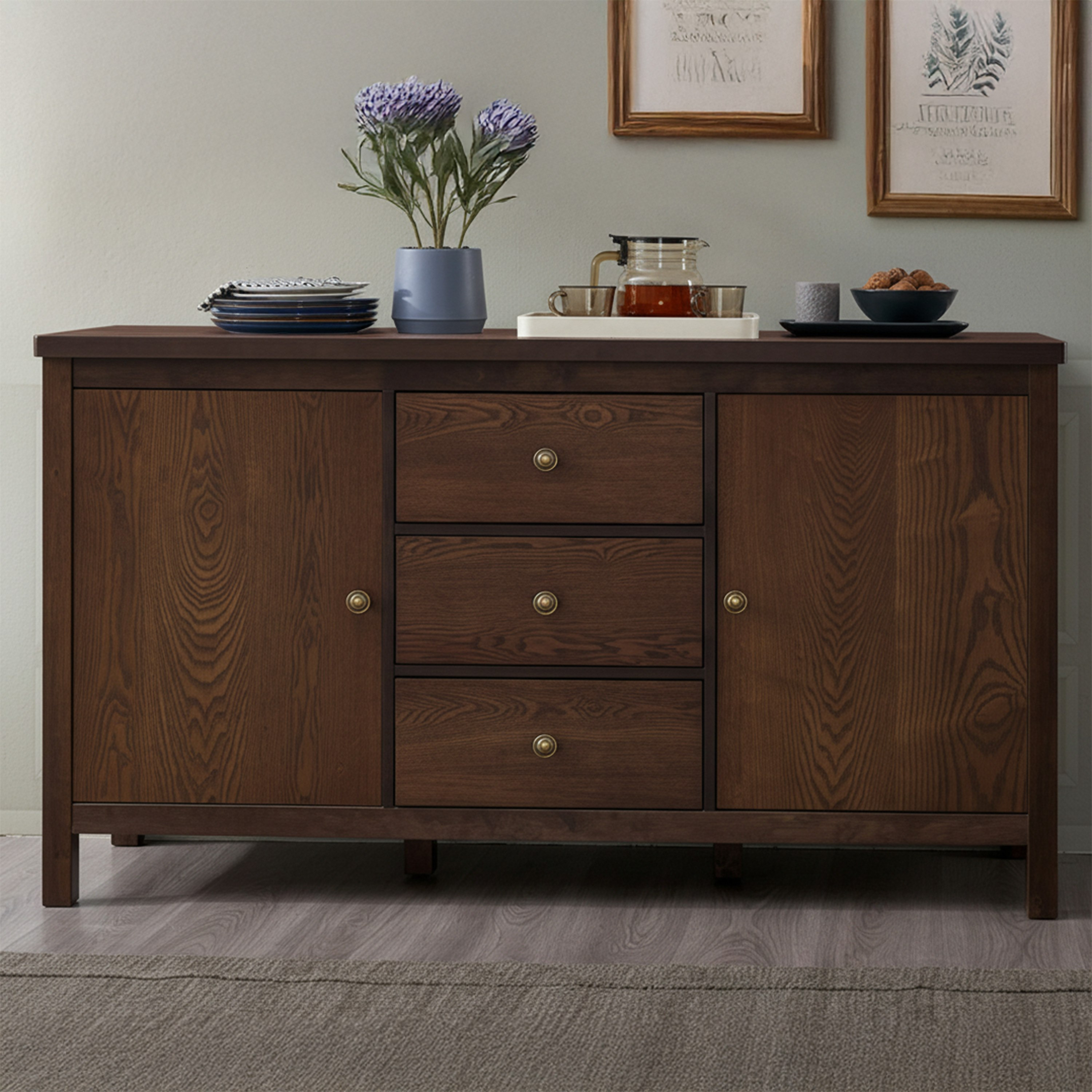 خزانة جانبية ببابين و3 أدراج من هارموني-hbxfurniture-diningroom-buffetsandsideboards-image-3