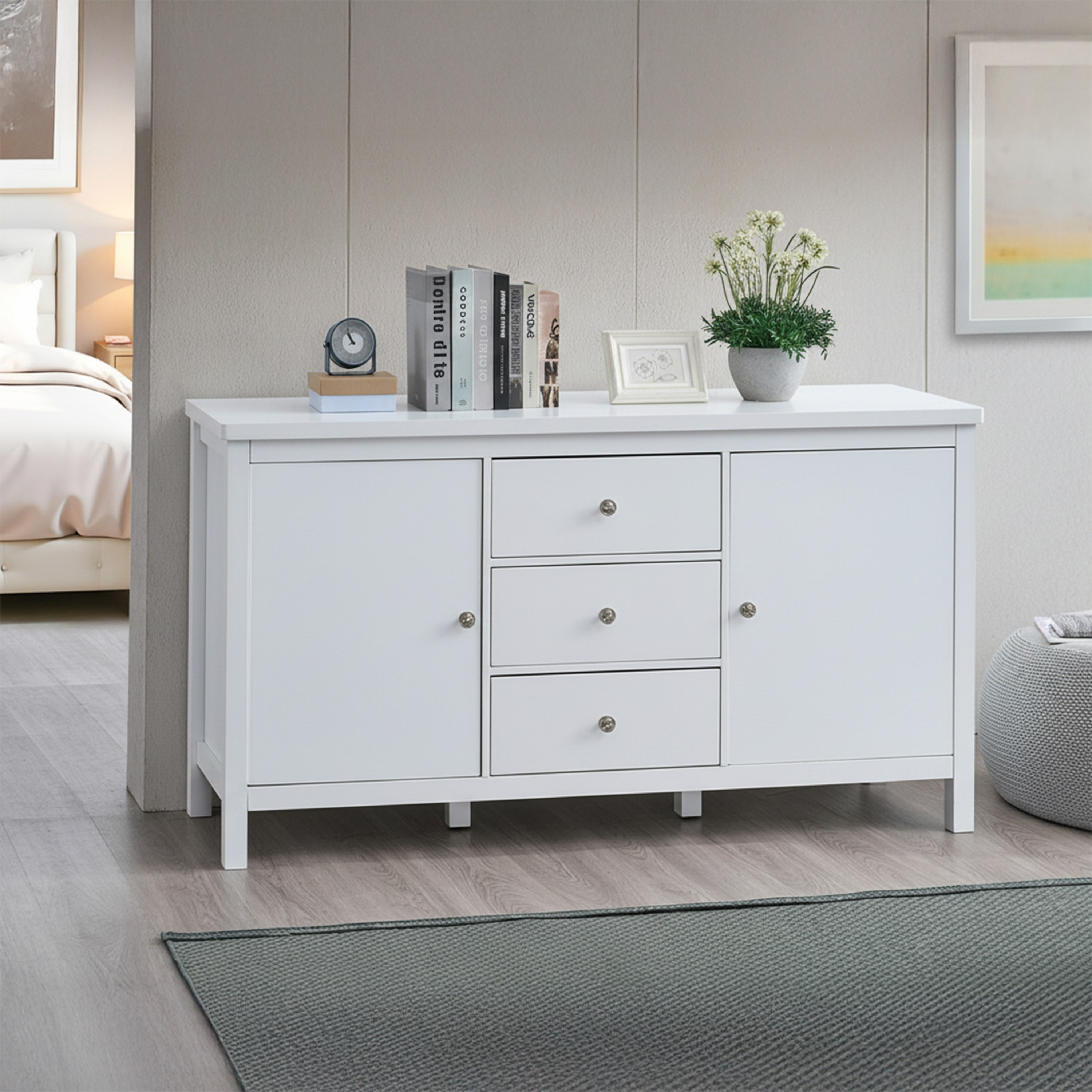 Harmony 2-Door Sideboard with 3-Drawers-hbxfurniture-diningroom-buffetsandsideboards-image-2