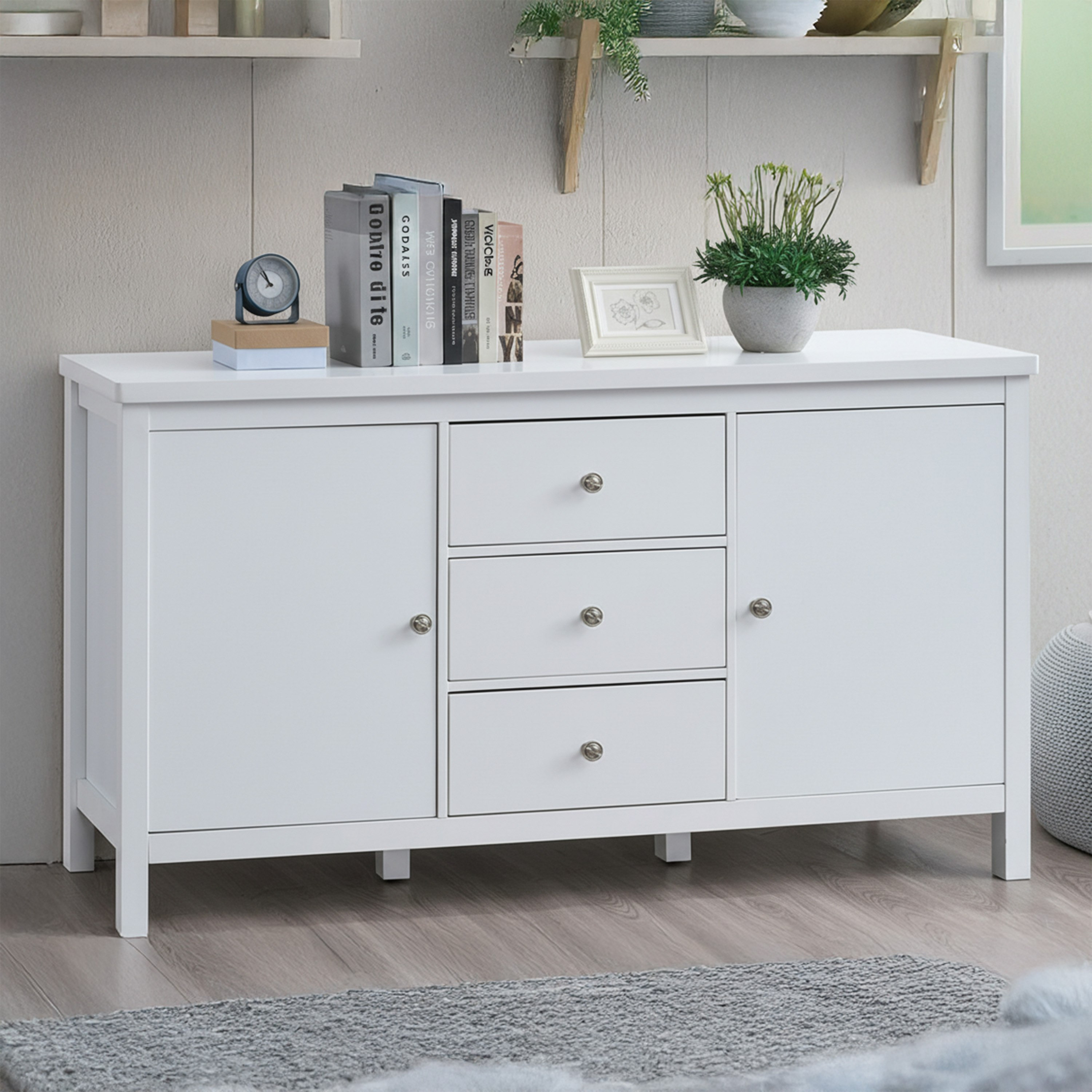 Harmony 2-Door Sideboard with 3-Drawers-hbxfurniture-diningroom-buffetsandsideboards-image-3