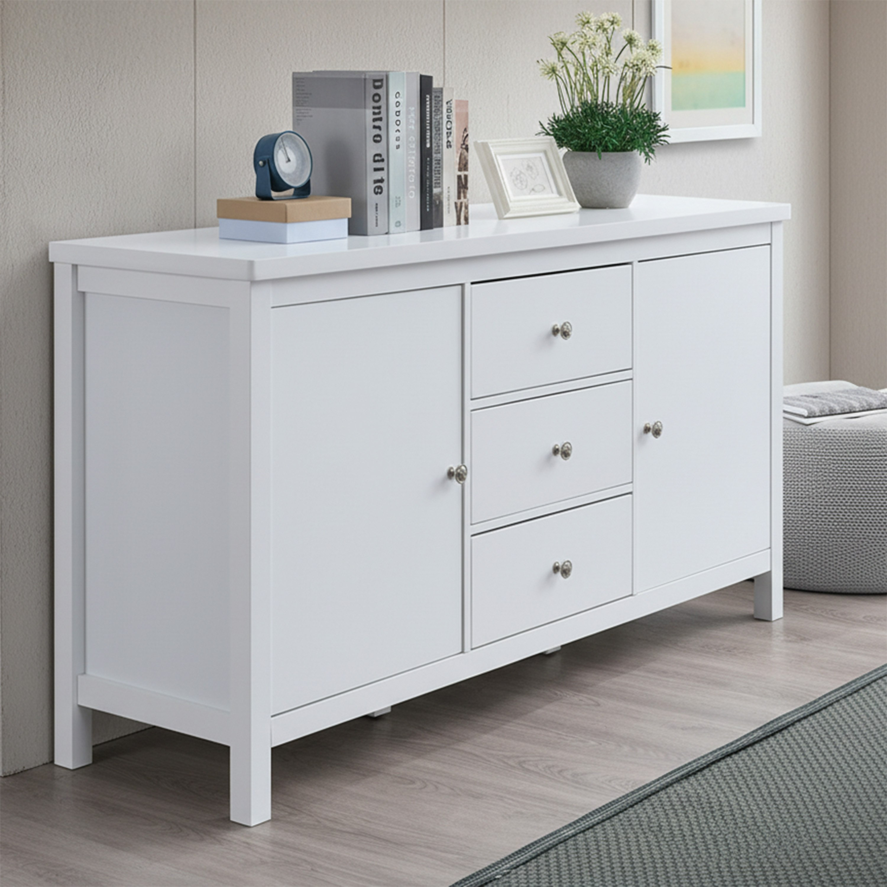 Harmony 2-Door Sideboard with 3-Drawers-hbxfurniture-diningroom-buffetsandsideboards-image-4