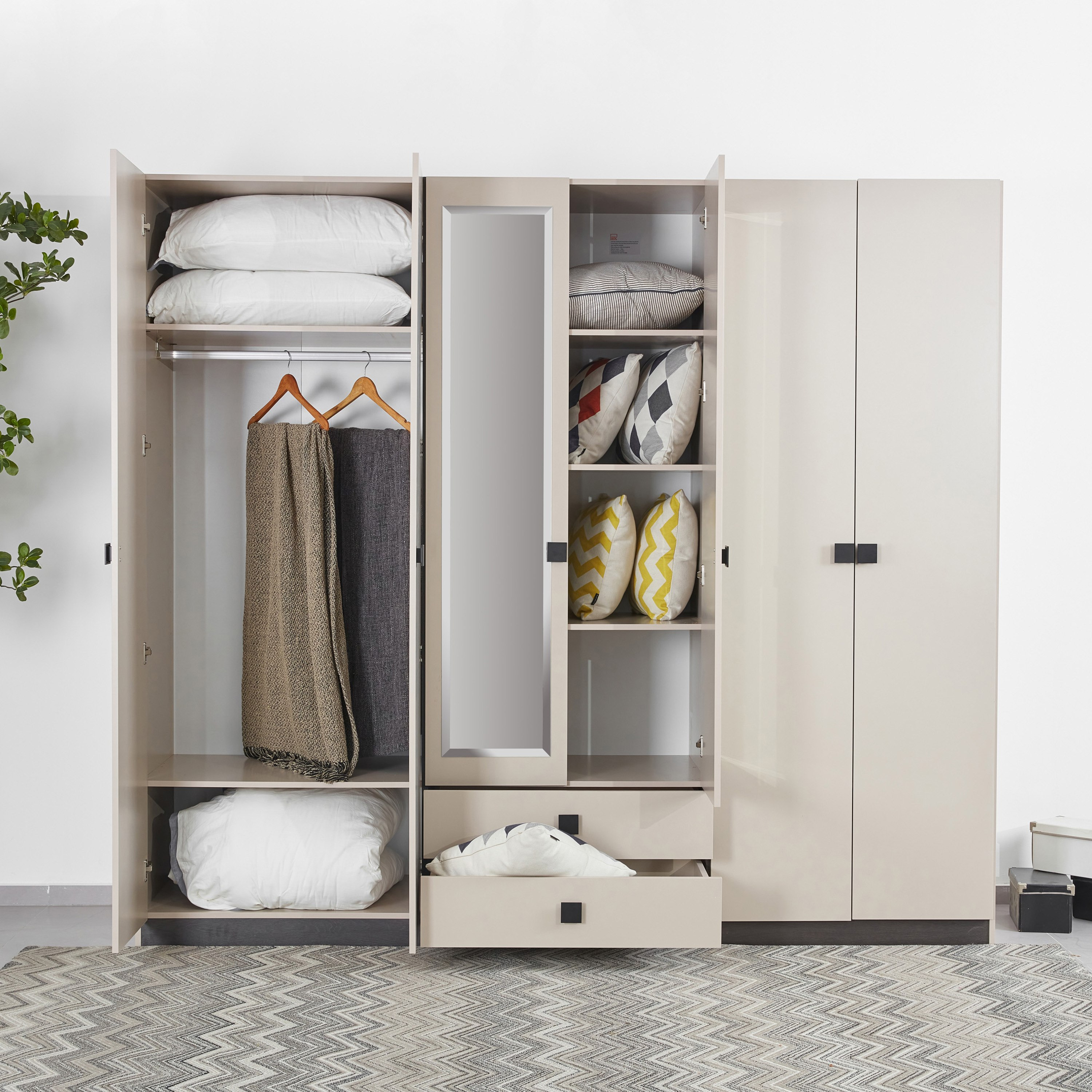 خزانة ملابس  بـ6 أبواب ودرجين ومرآتين من أوريون راي-hbxfurniture-wardrobes-image-5