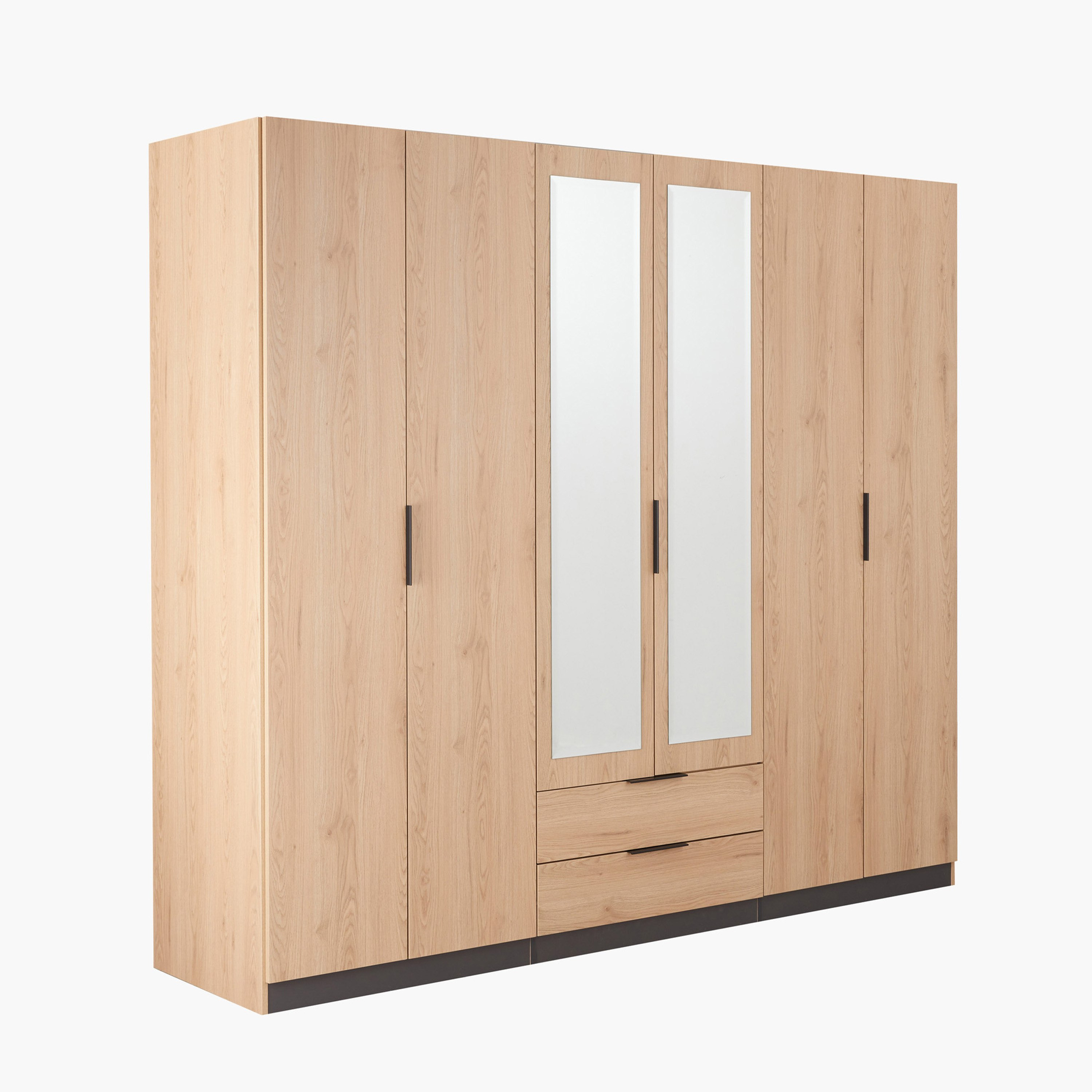 خزانة ملابس بـ6 أبواب ودرجين ومرآتين تشيستر من أوريون-hbxfurniture-wardrobes-image-2