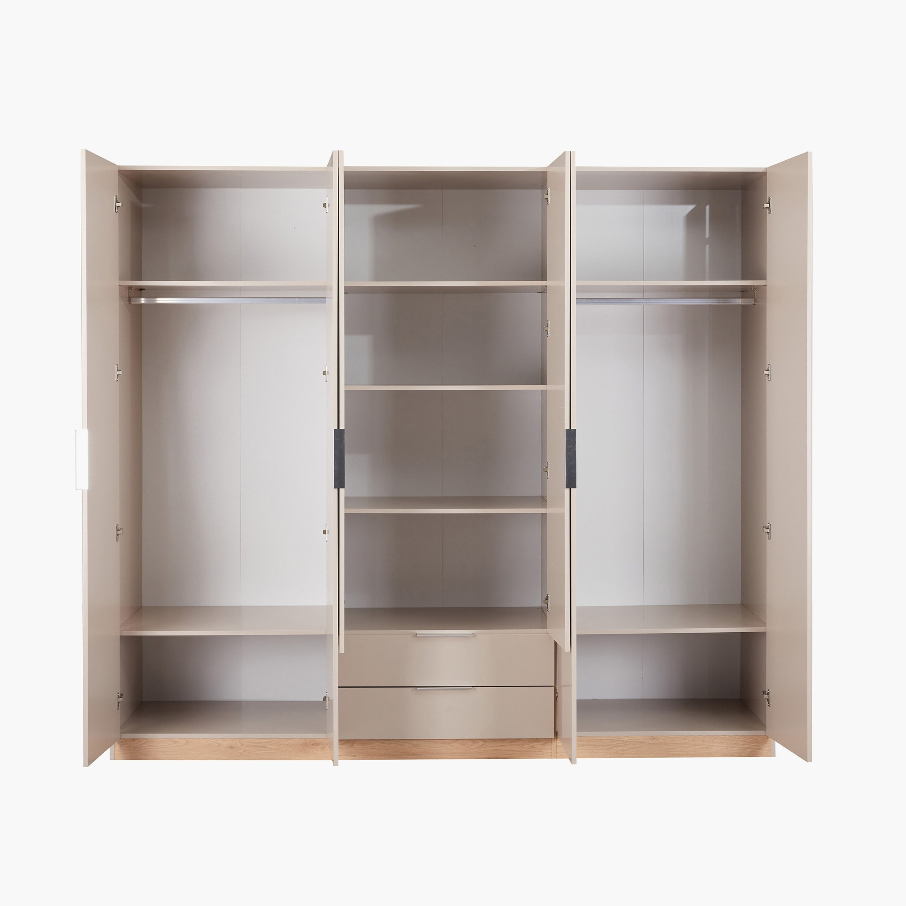 Orion Modena 6-Door Wardrobe with 2 Drawers and 2 Mirrors-hbxfurniture-wardrobes-image-3