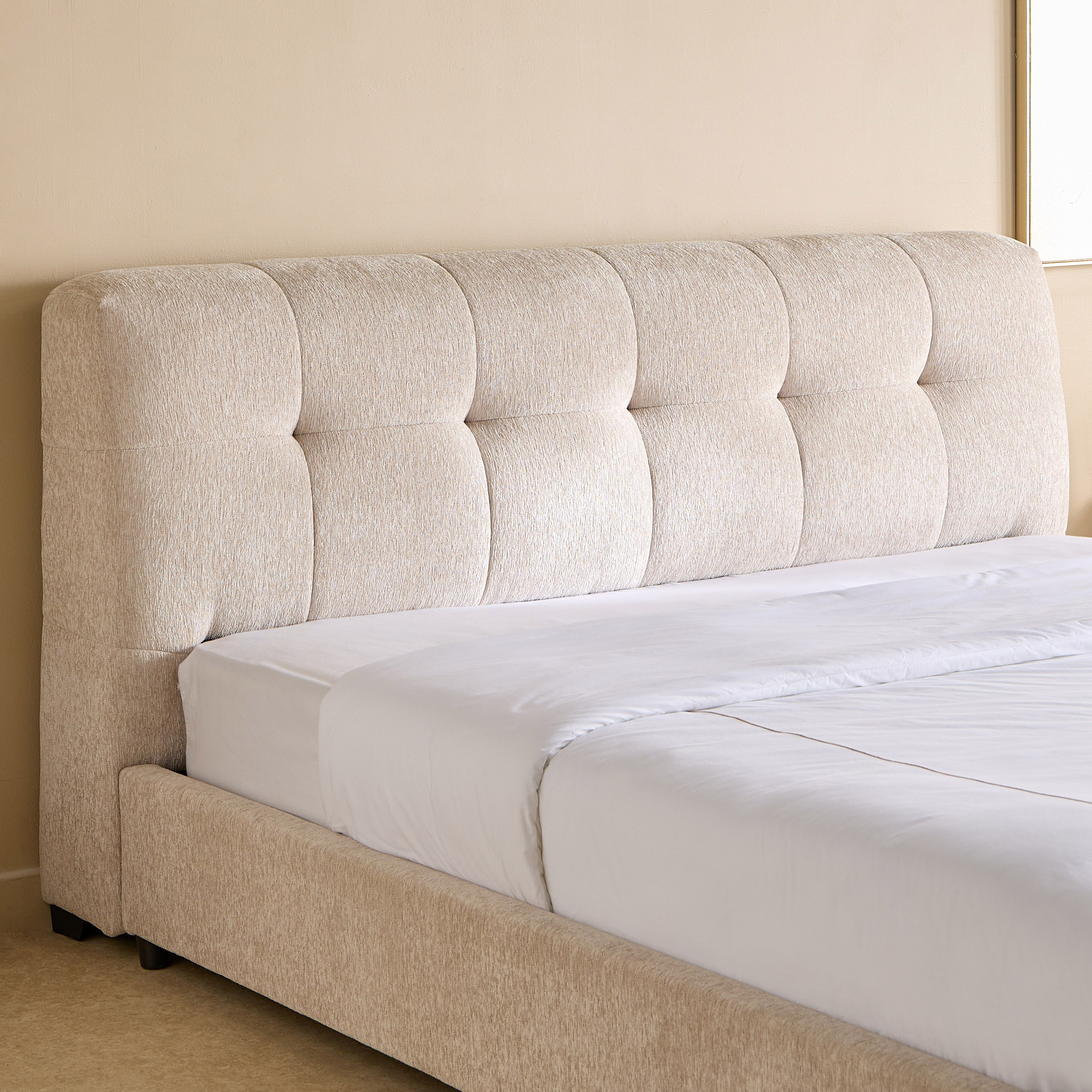 سرير كينج منجد من بيرل بوب - 180x200 سم-hbxfurniture-bedsandbedsets-beds-king-image-3