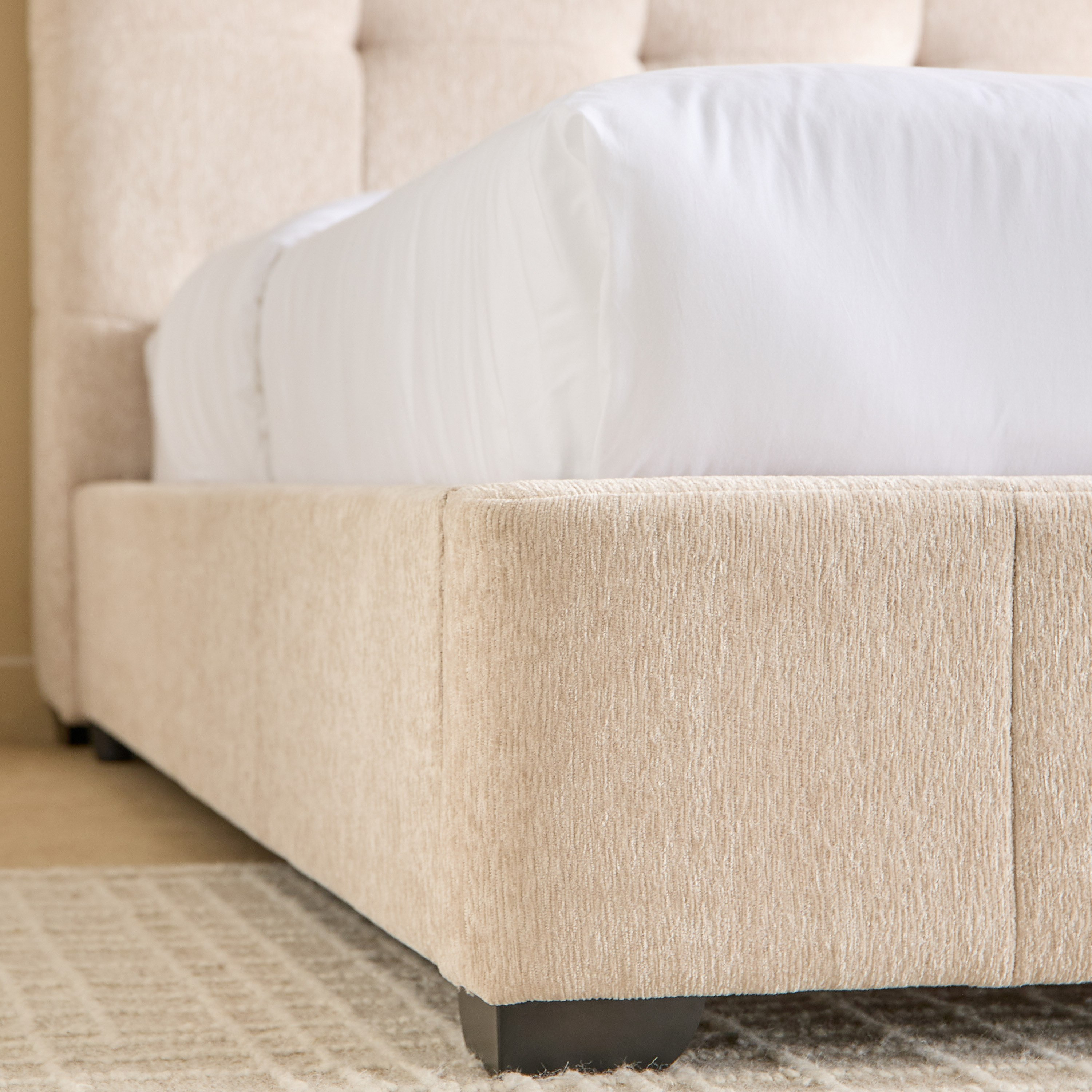 سرير كينج منجد من بيرل بوب - 180x200 سم-hbxfurniture-bedsandbedsets-beds-king-image-4
