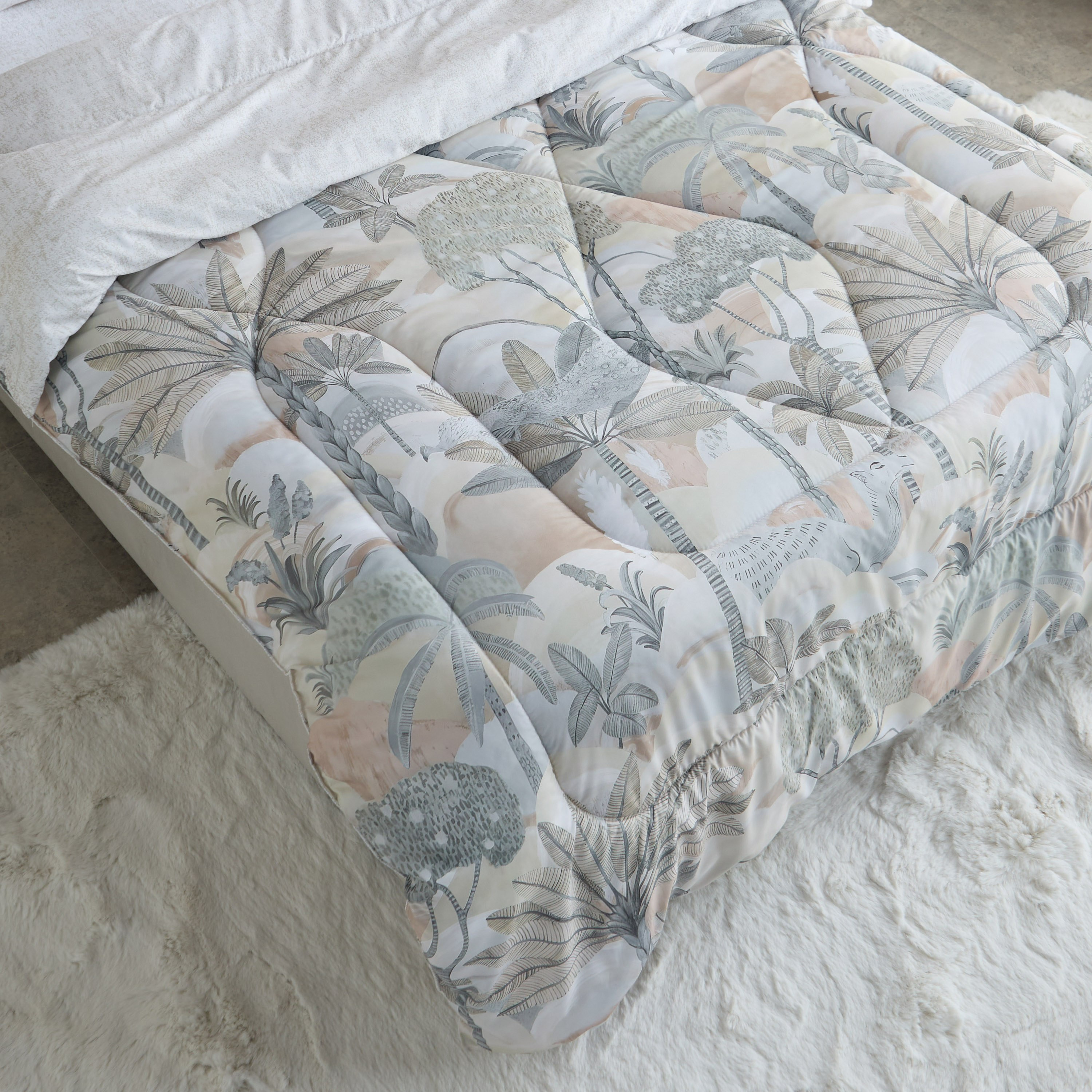 Hampton Palm 6-Piece Microfibre Printed BIAB Twin Comforter Set - 160x240 cm-hbxhomeware-hbxbedroom-image-3