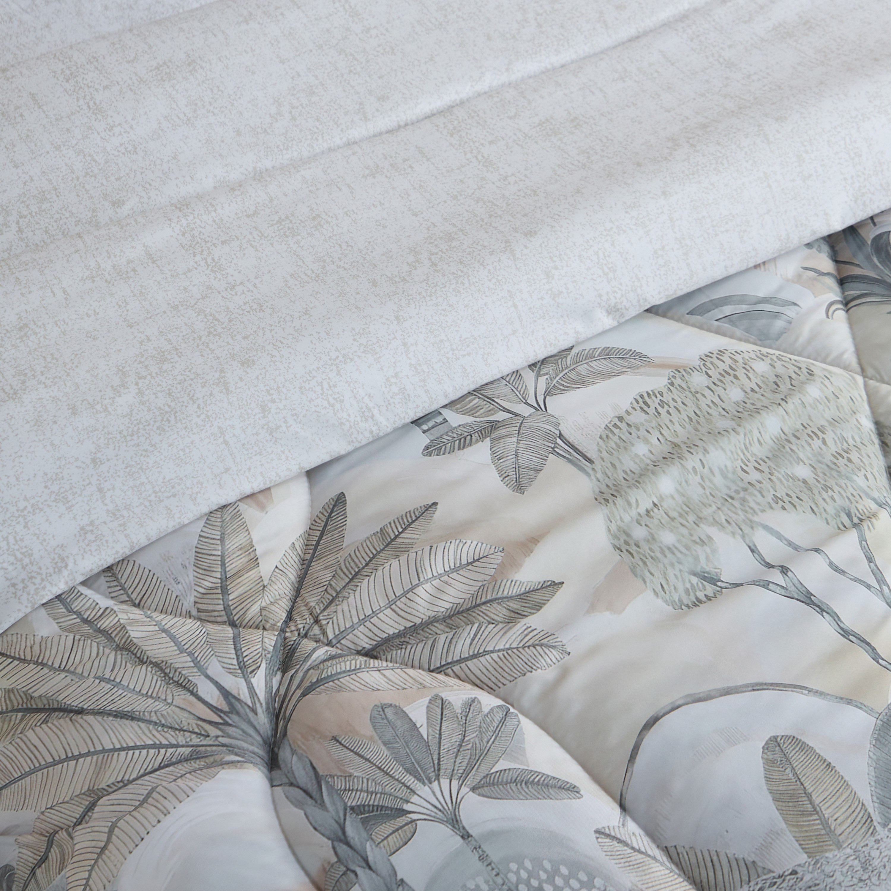 Hampton Palm 6-Piece Microfibre Printed BIAB Twin Comforter Set - 160x240 cm-hbxhomeware-hbxbedroom-image-4