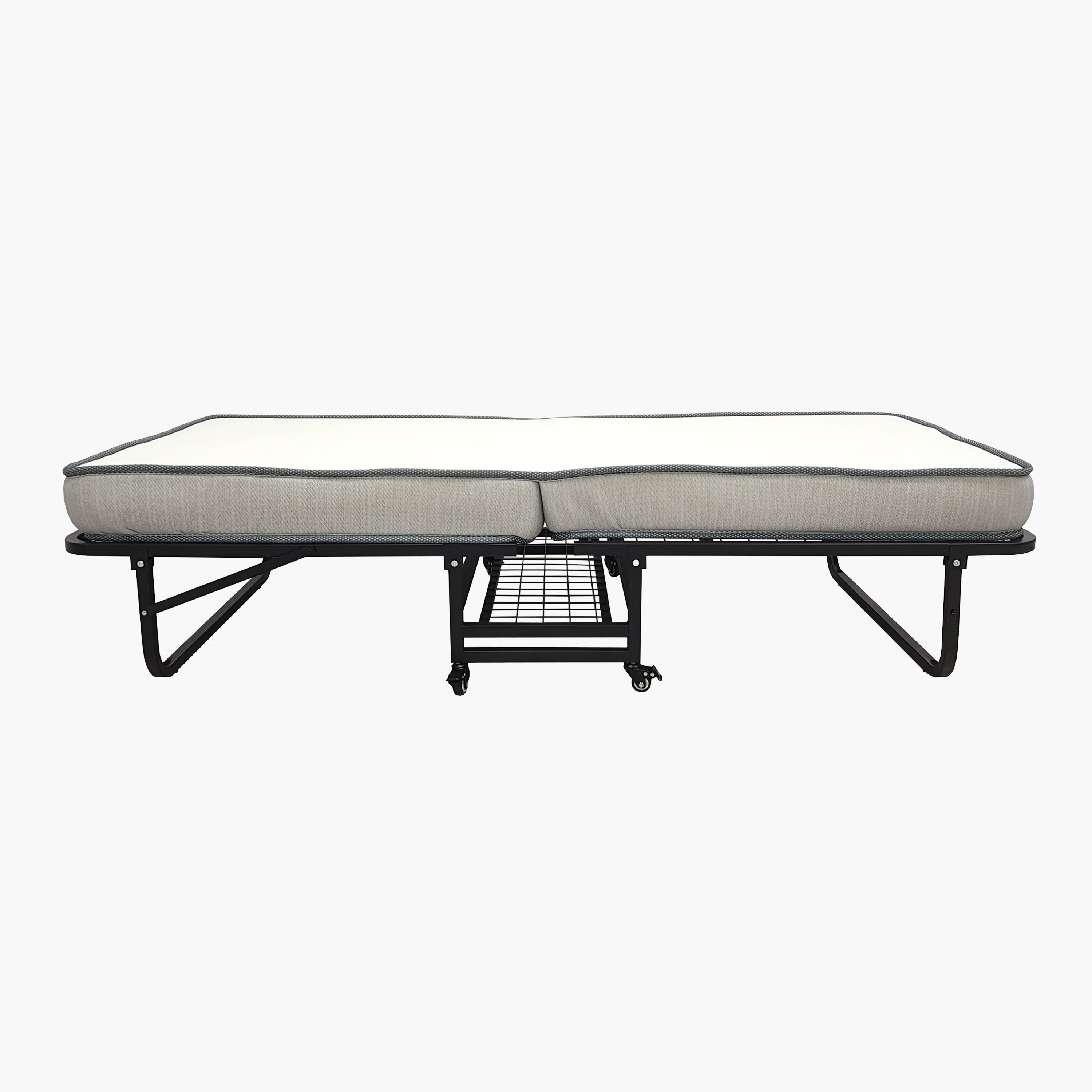 سرير ضيوف فردي معدني قابل للطي مع مرتبة من موفو فيردا - 90×190 سم-hbxfurniture-bedsandbedsets-daybeds-image-2
