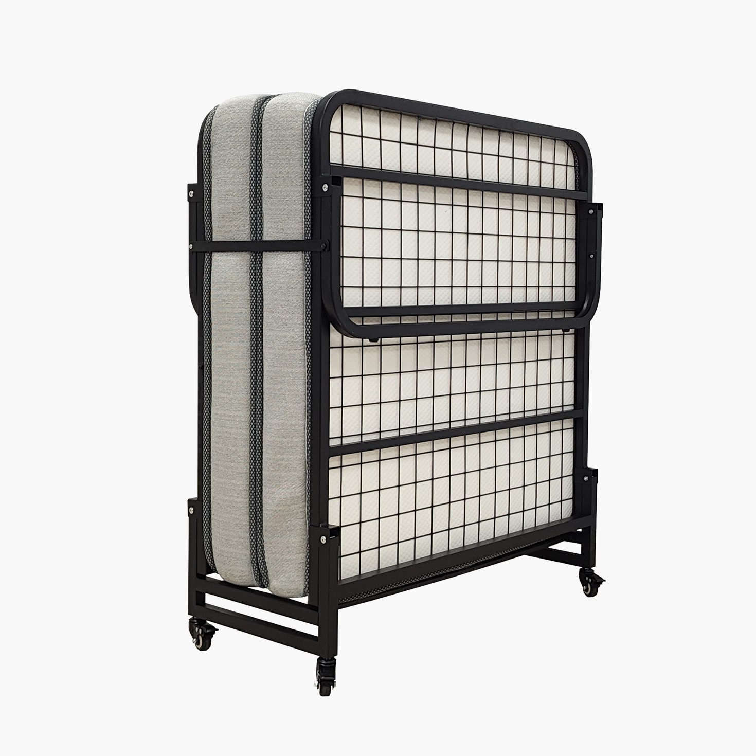 سرير ضيوف فردي معدني قابل للطي مع مرتبة من موفو فيردا - 90×190 سم-hbxfurniture-bedsandbedsets-daybeds-image-3