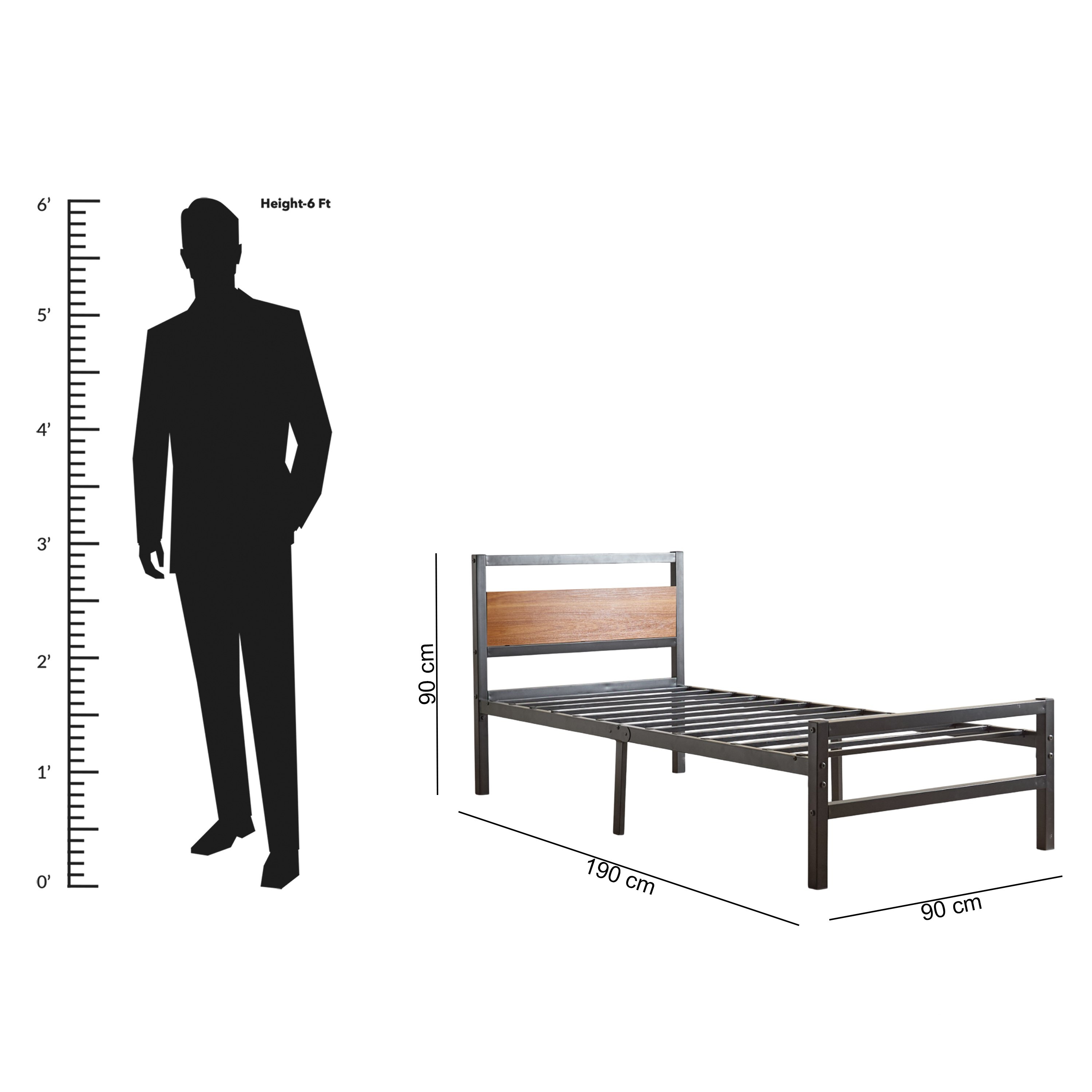 سرير مفرد معدن من موفو انفيني - 90x190 سم-hbxfurniture-bedsandbedsets-daybeds-image-8