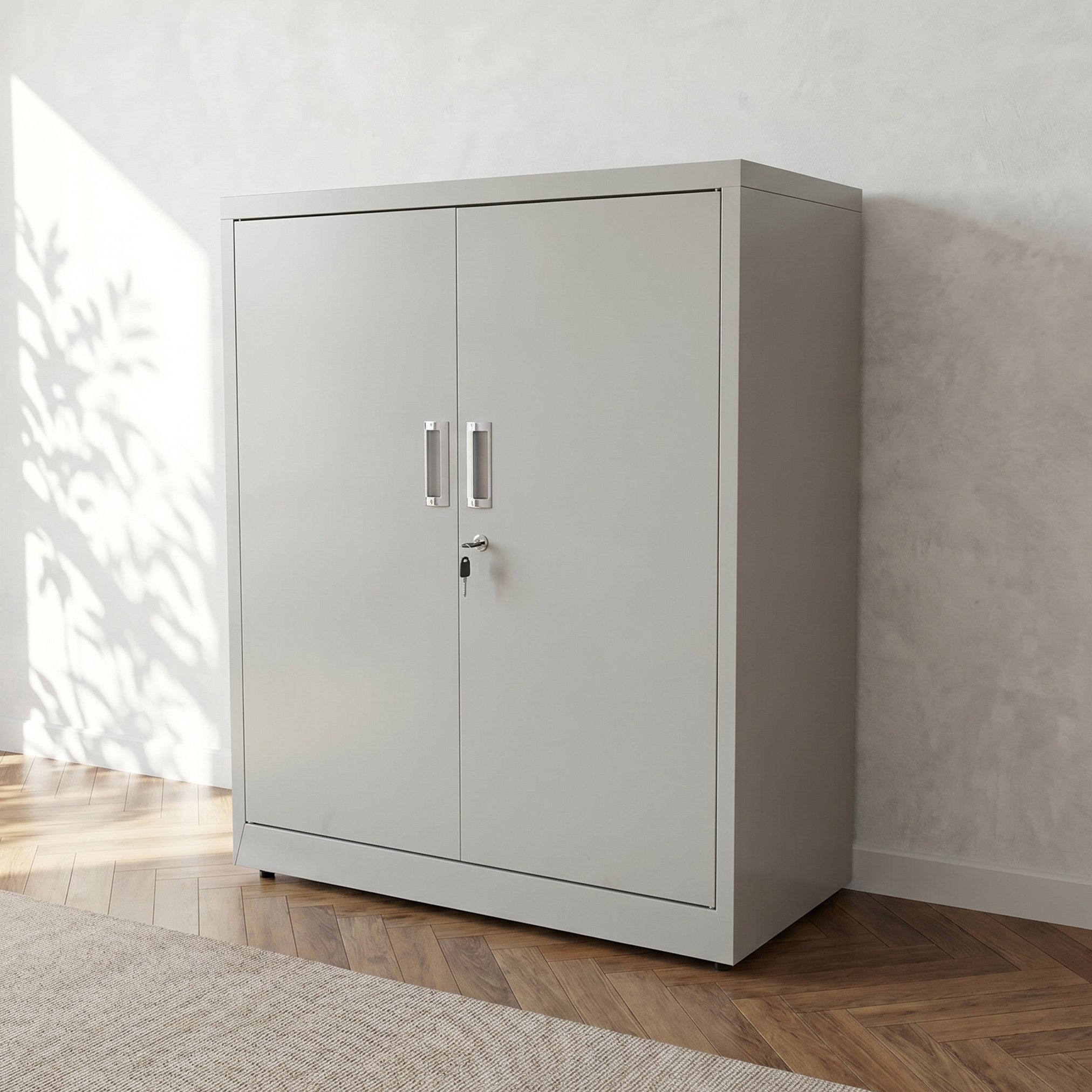 Movo Coda Metal 2-Door Multipurpose Storage Cabinet-hbxbedroom-shoecabinetsandracks-image-1