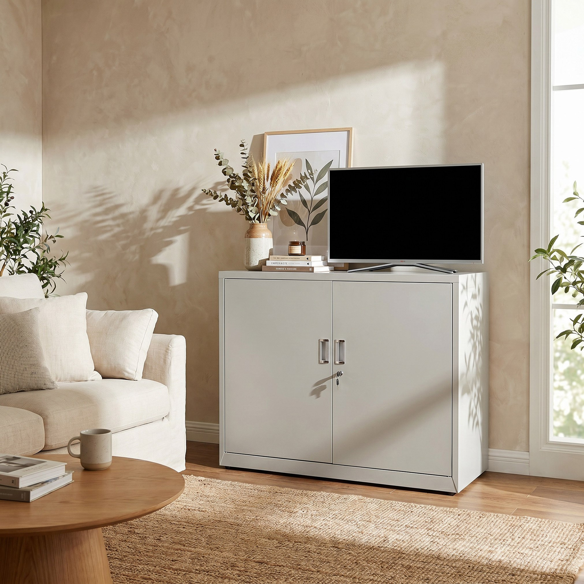 Movo Coda Metal 2-Door Multipurpose Storage Cabinet-hbxbedroom-shoecabinetsandracks-image-6