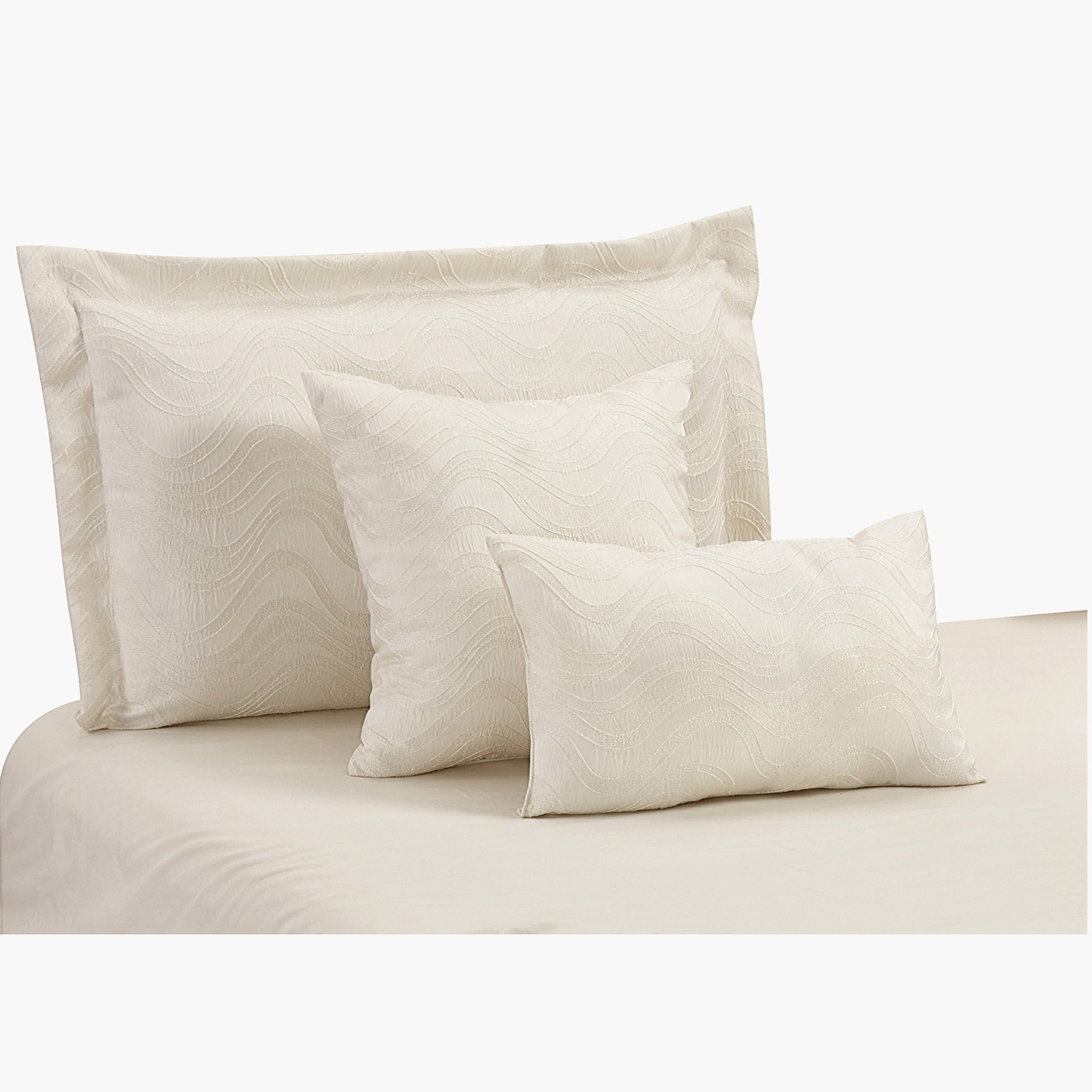 White Bliss 7-Piece Lurewave Jacquard King BIAB Comforter Set - 220x240 cm-hbxhomeware-hbxbedroom-image-4