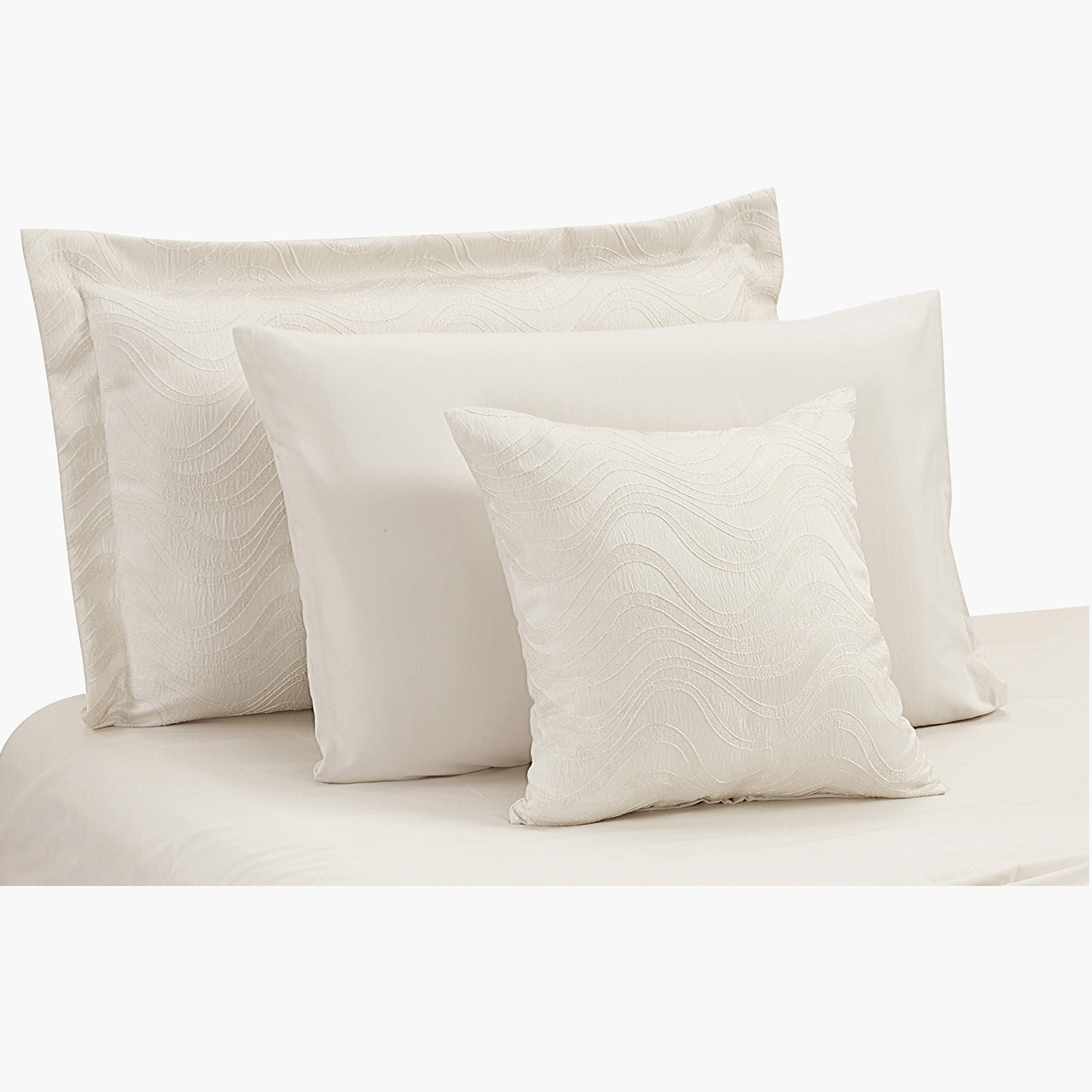 White Bliss 9-Piece Lurewave Jacquard BIAB Super King Comforter Set - 240x260 cm-hbxhomeware-hbxbedroom-image-3