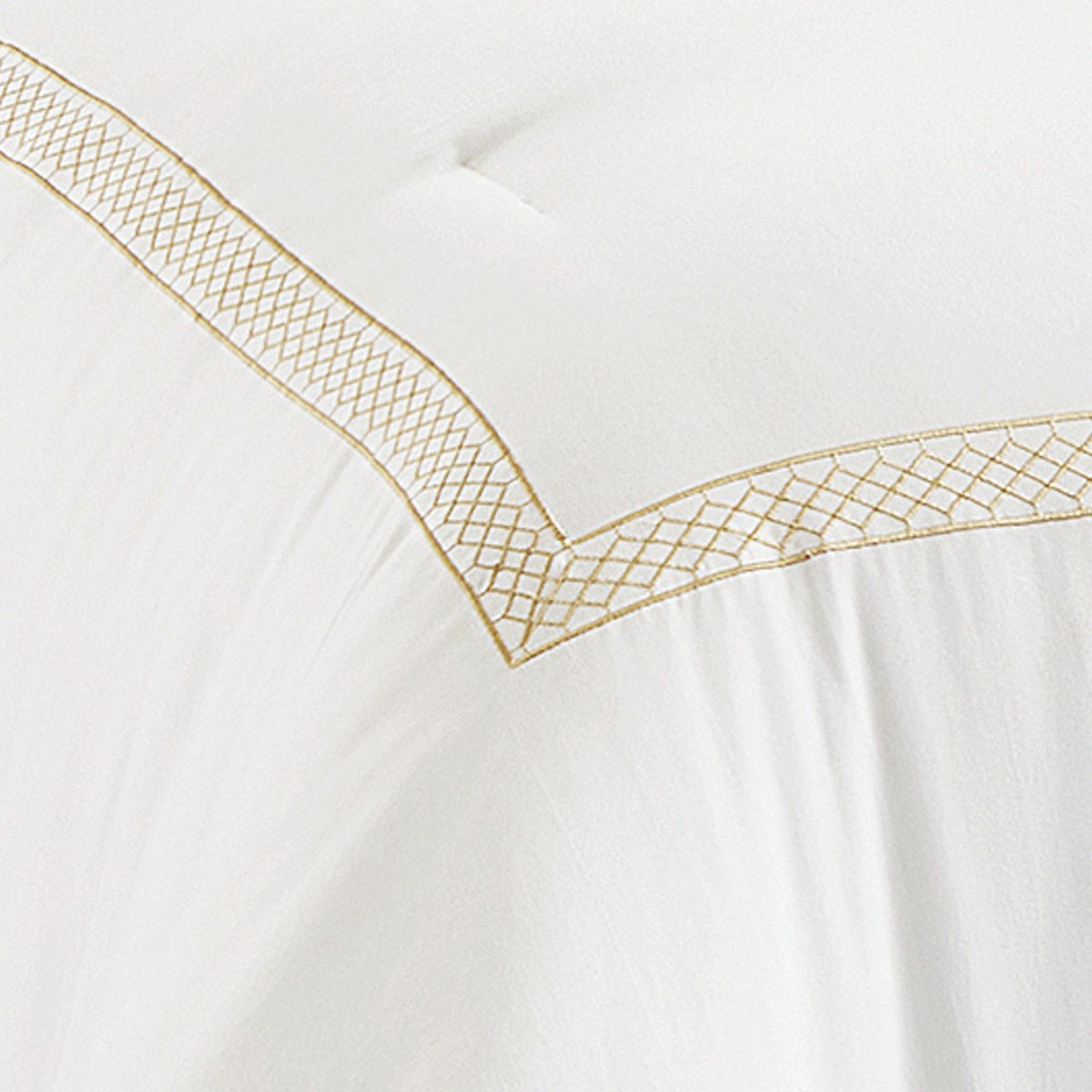 White Bliss 5-Piece Jali Embroidered King Comforter Set - 220x240 cm-hbxhomeware-hbxbedroom-image-4