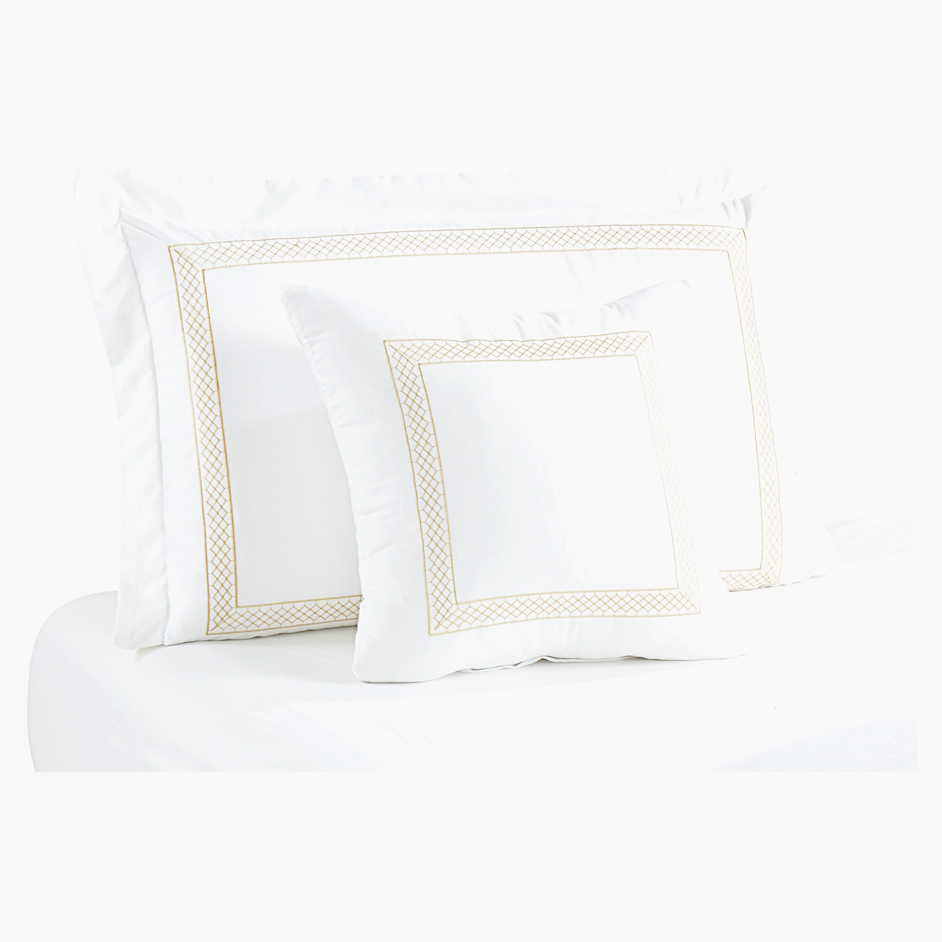 White Bliss 5-Piece Jali Embroidered King Comforter Set - 220x240 cm-hbxhomeware-hbxbedroom-image-5