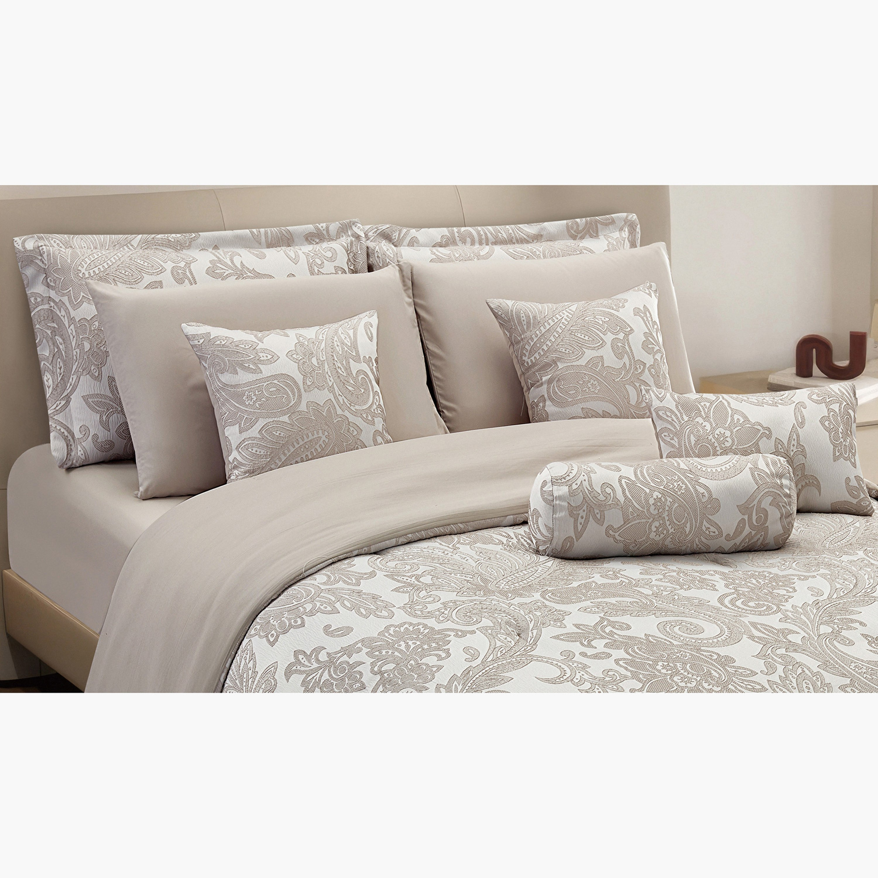 طقم لحاف بايب سوبر كينج 10 قطع فلورا من أرتيزان ديلوكس - 240x260 سم-hbxhomeware-hbxbedroom-image-1