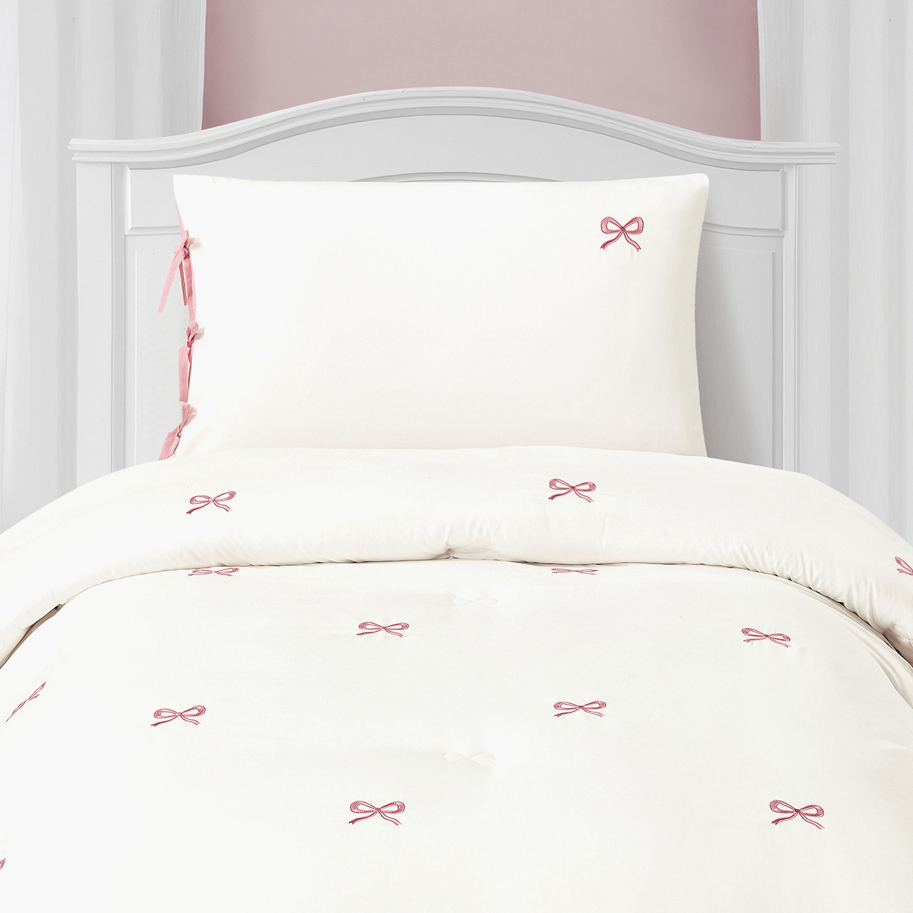 Ivy 2-Piece Microfiber Embroidered Twin Comforter Set - 160x220 cm-hbxhomeware-hbxkidsandyouth-image-1