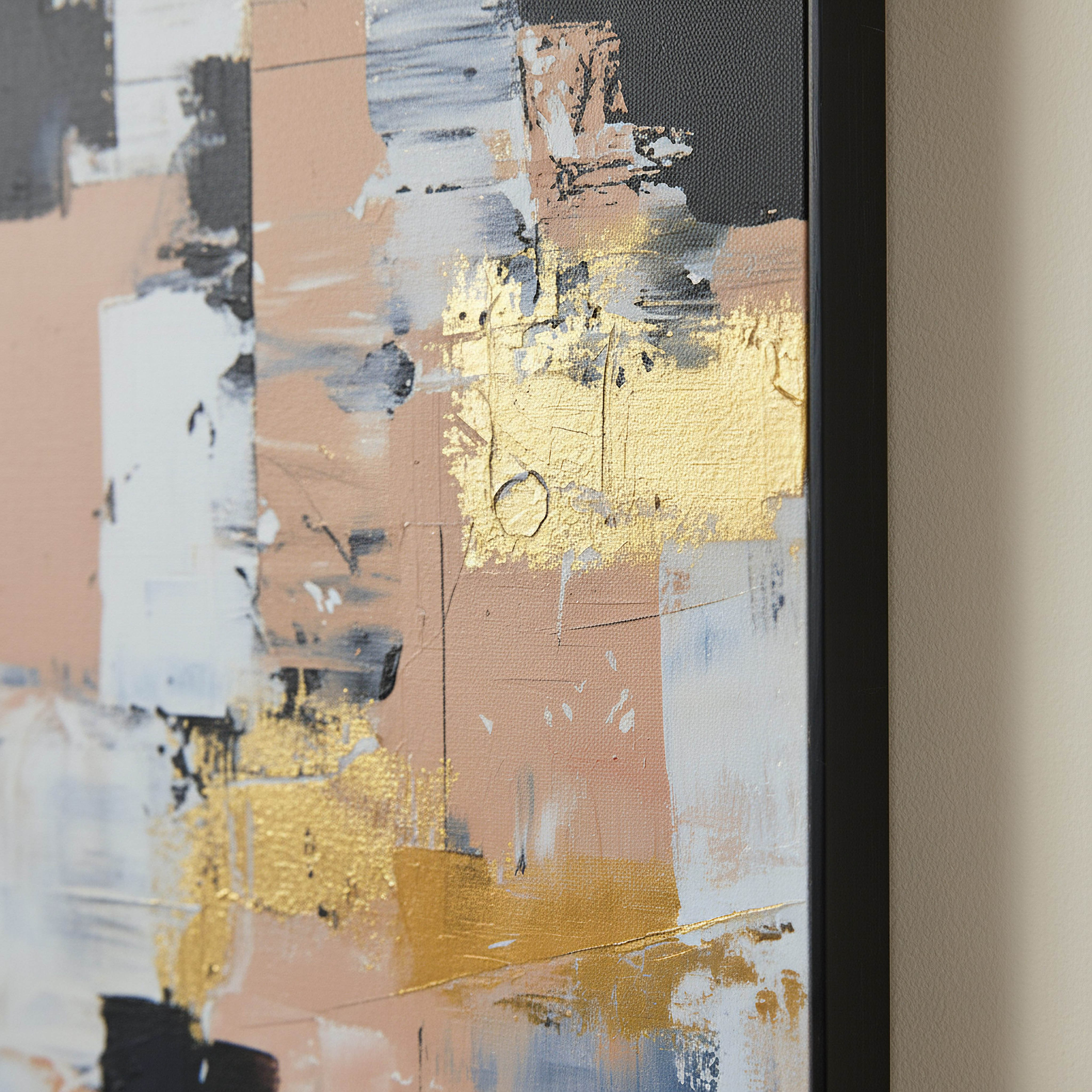 لوحة تجريدية مؤطرة من بير - 50x70x2.5 سم-hbxhomeware-hbxdecorandfurnishings-image-2