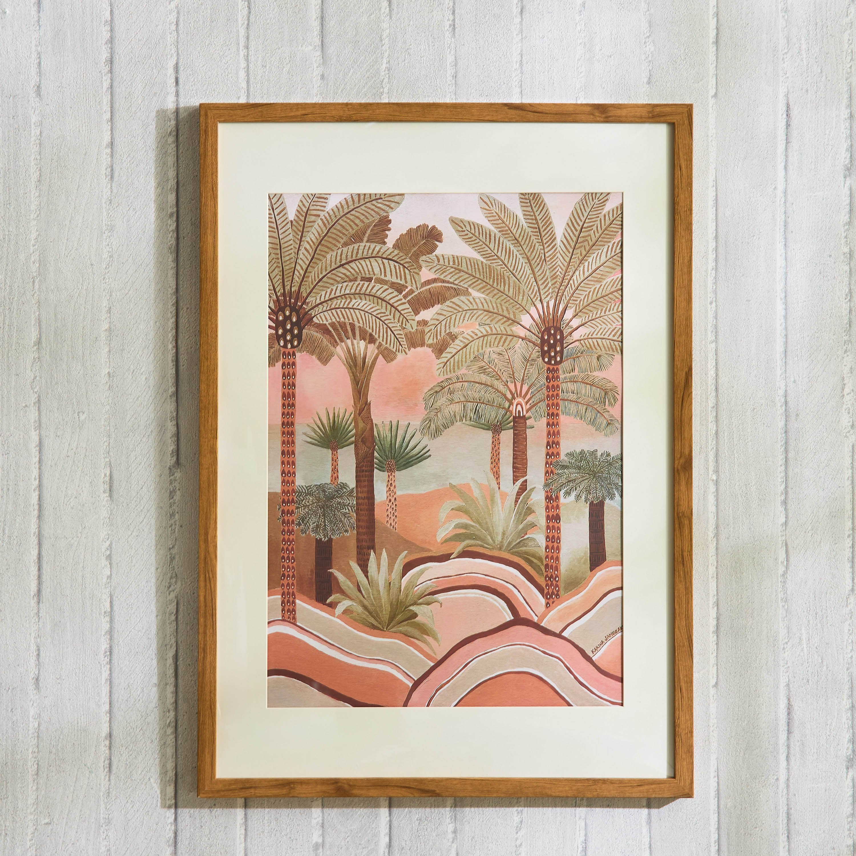 لوحة مؤطرة بتصميم تجريدي من بيير - 50x70x2.5 سم-hbxhomeware-hbxdecorandfurnishings-image-5