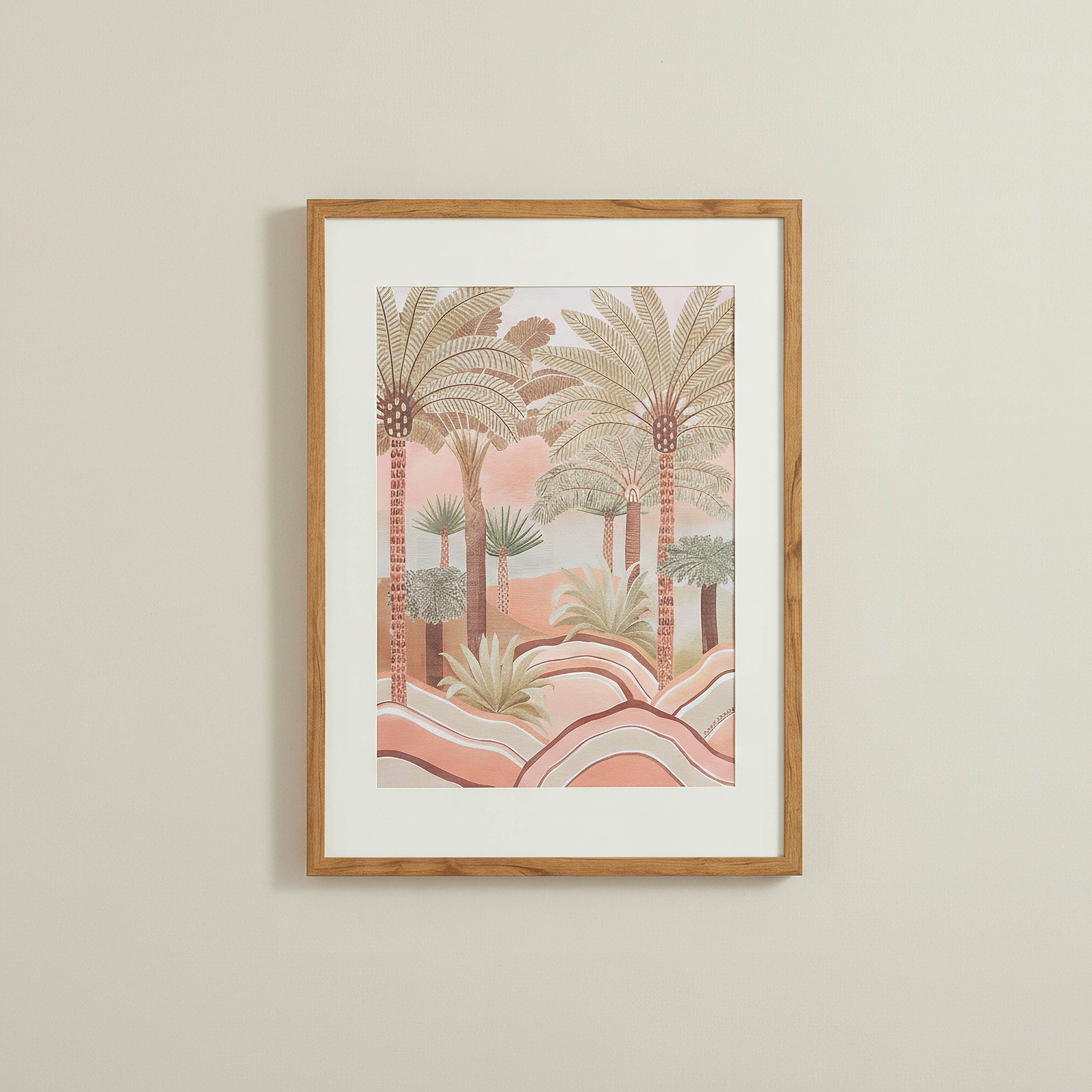 لوحة مؤطرة بتصميم تجريدي من بيير - 50x70x2.5 سم-hbxhomeware-hbxdecorandfurnishings-image-1
