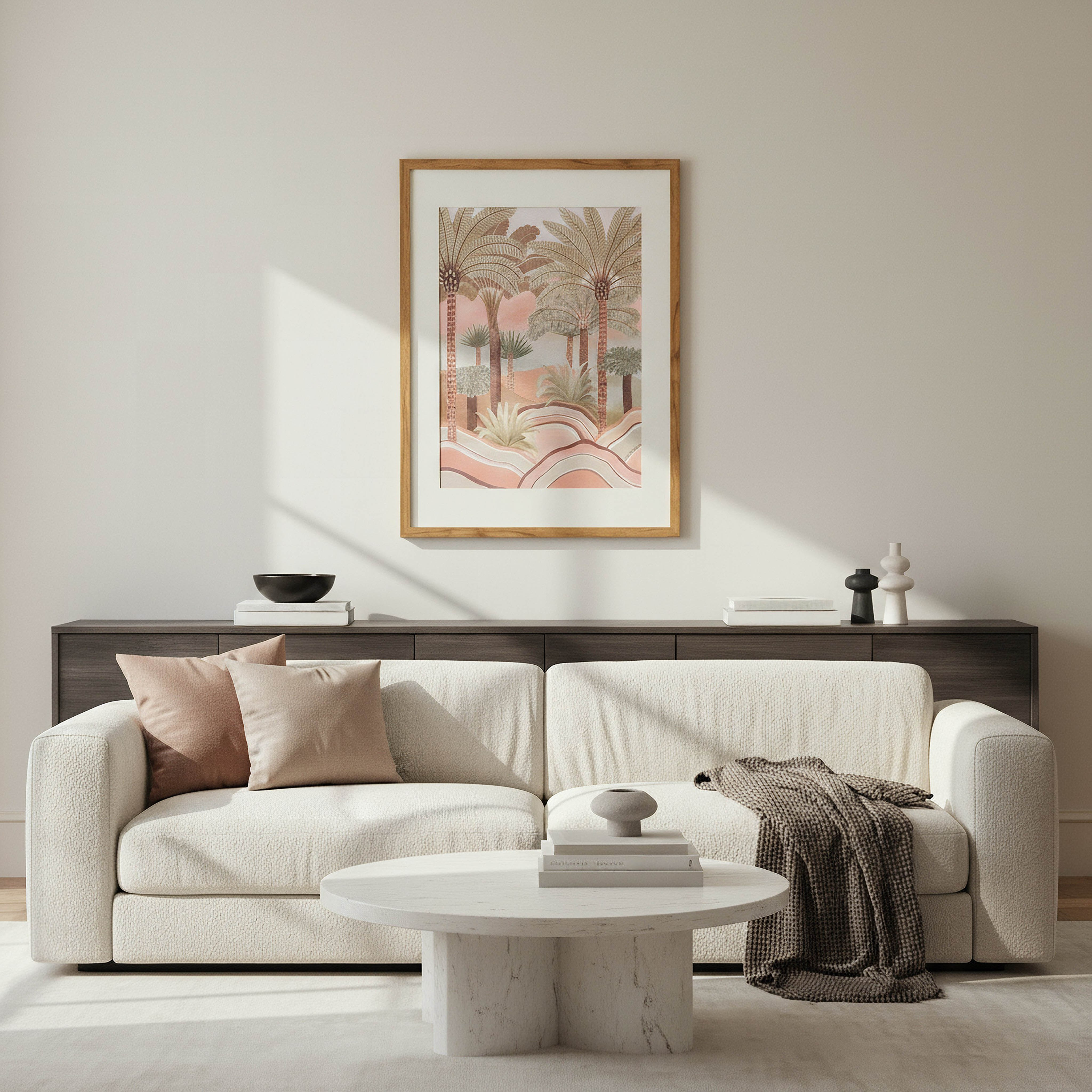 لوحة مؤطرة بتصميم تجريدي من بيير - 50x70x2.5 سم-hbxhomeware-hbxdecorandfurnishings-image-3