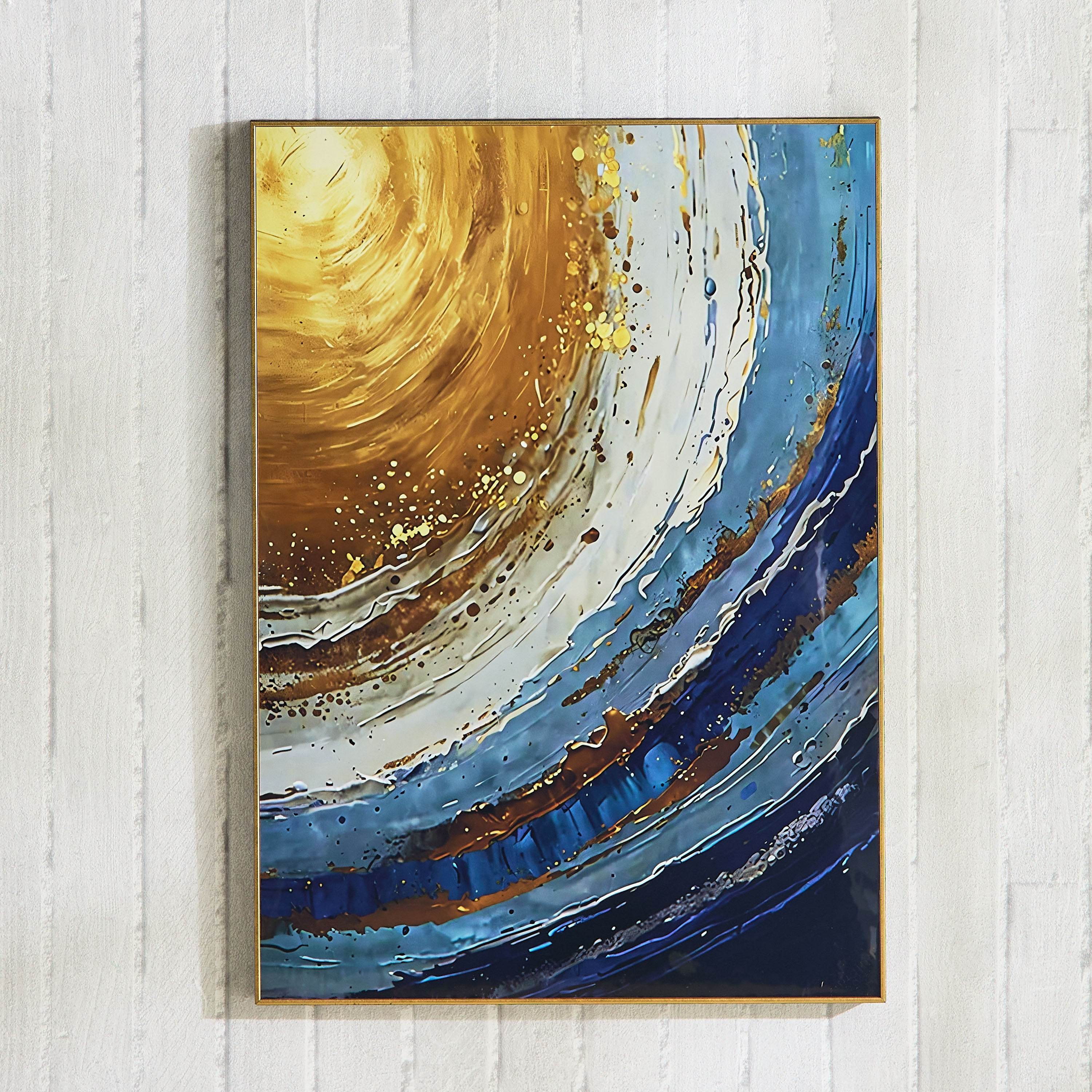 لوحة مؤطرة بتصميم تجريدي من بيير - 50x70x2.5 سم-hbxhomeware-hbxdecorandfurnishings-image-4