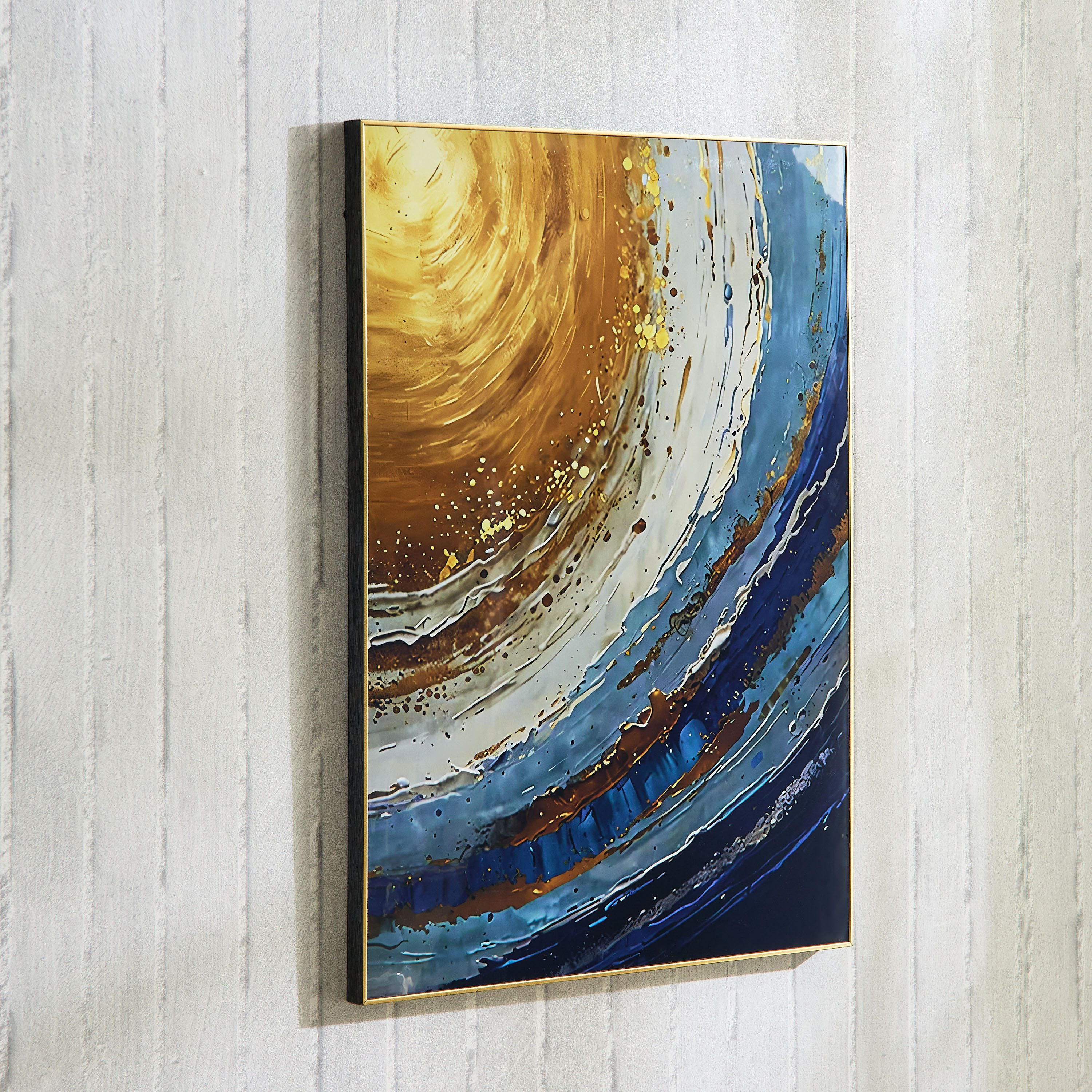 لوحة مؤطرة بتصميم تجريدي من بيير - 50x70x2.5 سم-hbxhomeware-hbxdecorandfurnishings-image-5