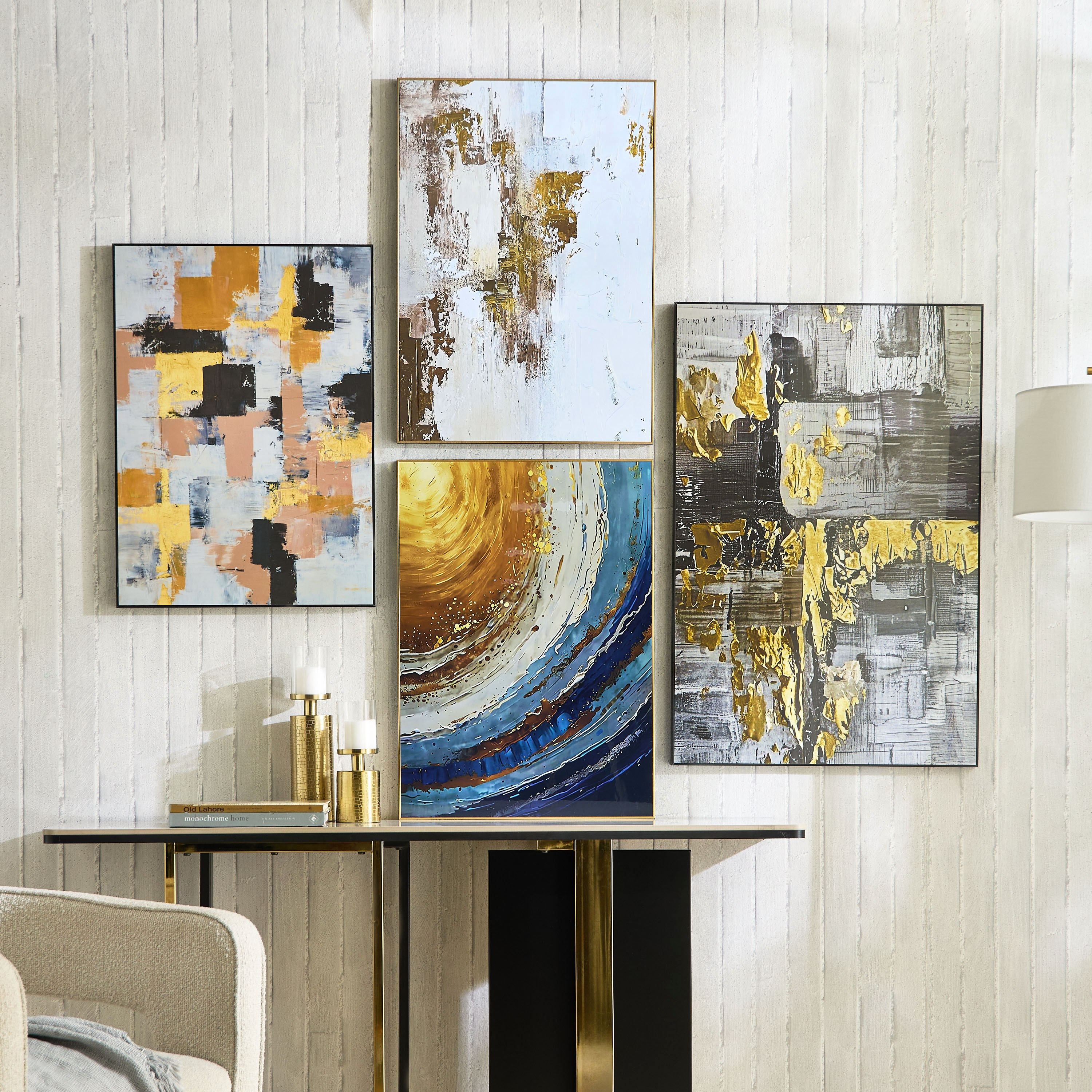 Pier Abstract Sand Framed Picture - 50x70x2.5 cm-hbxhomeware-hbxdecorandfurnishings-image-7
